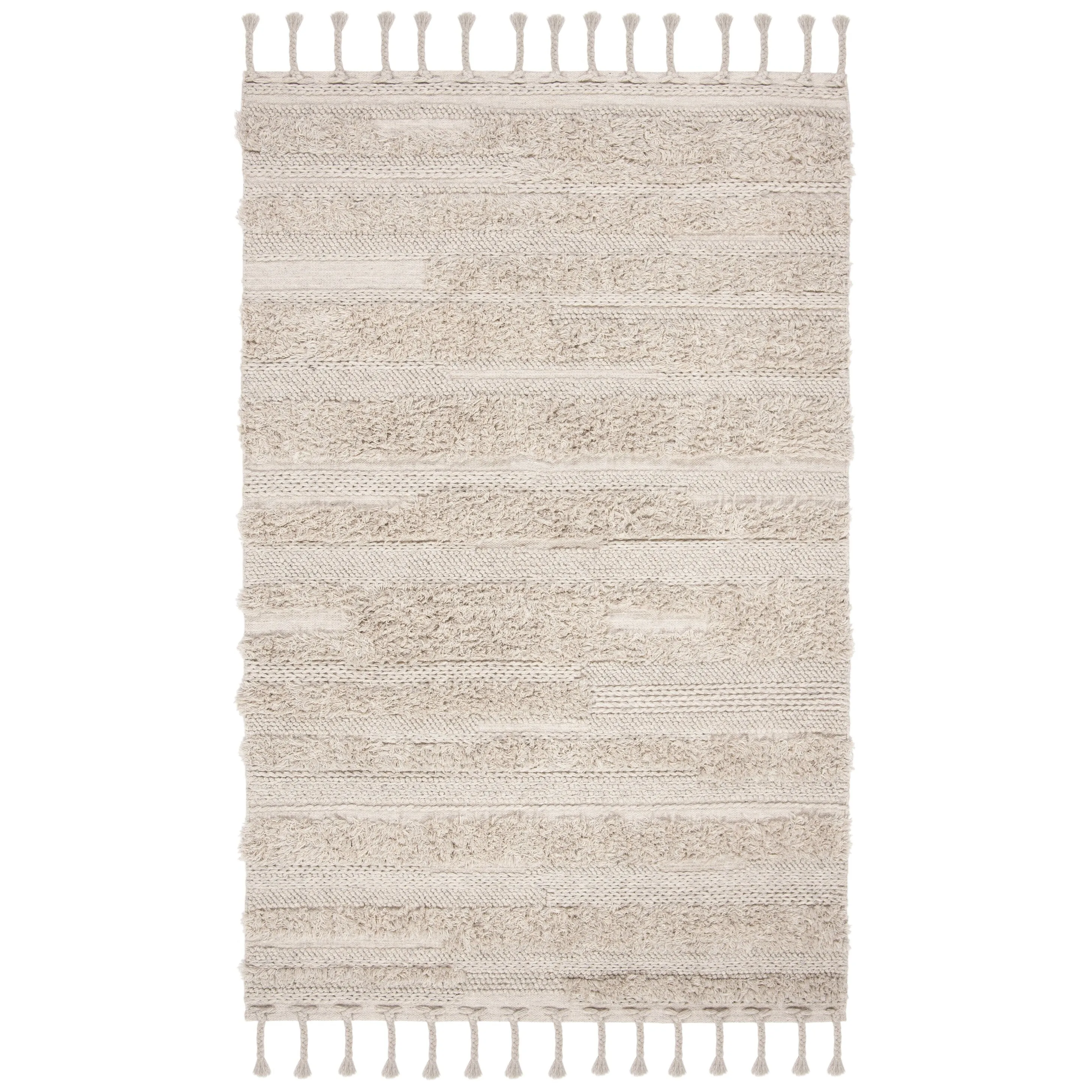 SAFAVIEH Handmade Casablanca Sofja Shag Textured Moroccan Wool Area
