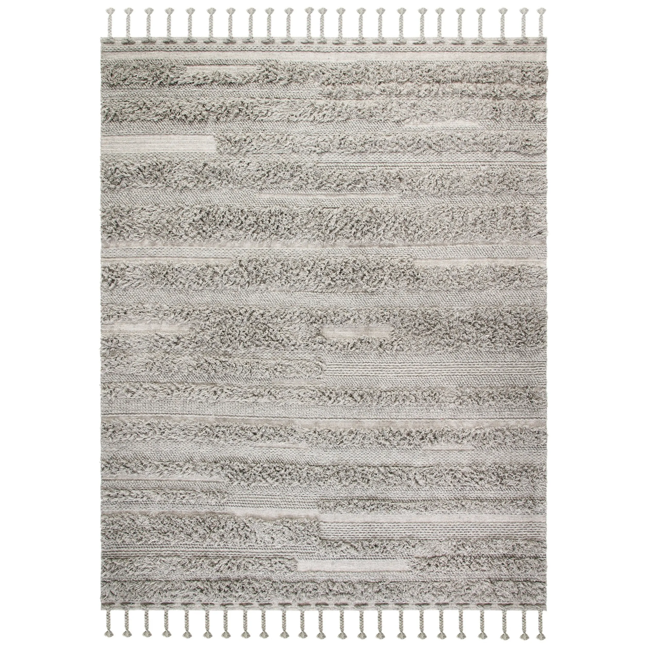 SAFAVIEH Handmade Casablanca Sofja Shag Textured Moroccan Wool Area