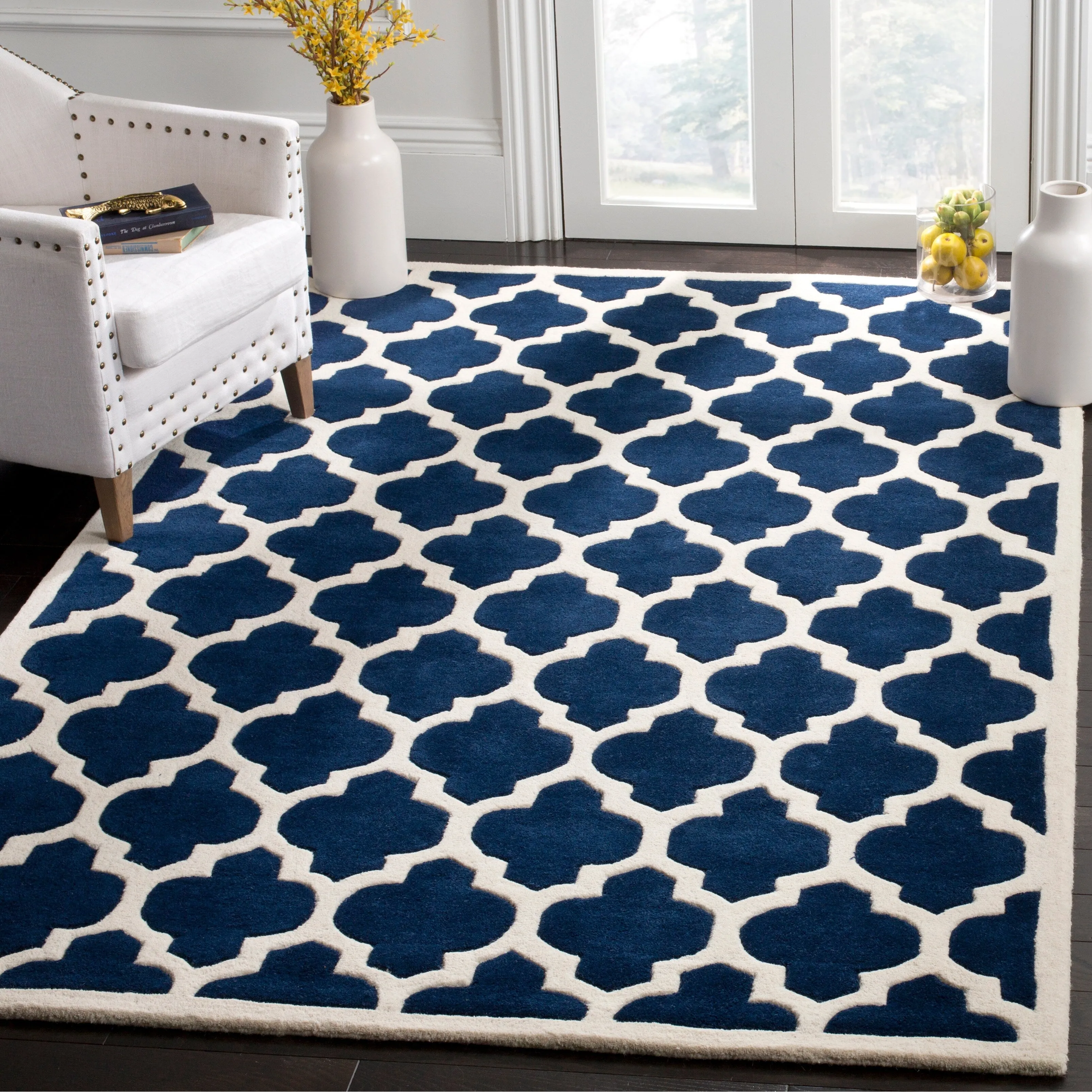 SAFAVIEH Handmade Chatham Antoanela Modern Moroccan Wool Rug