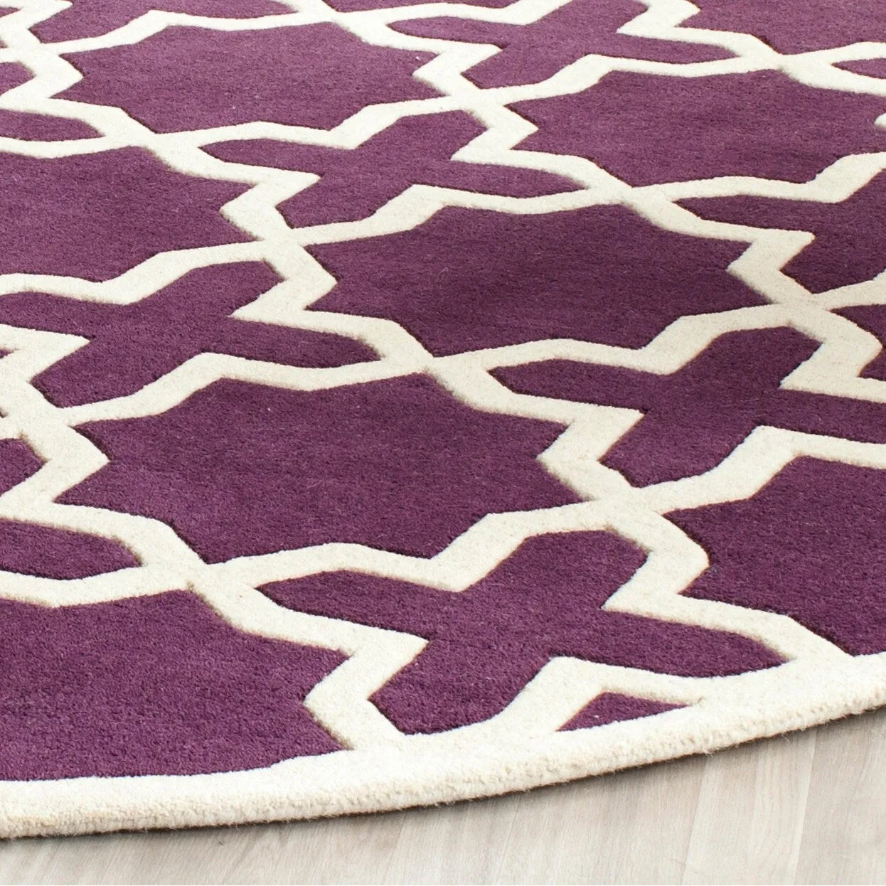 SAFAVIEH Handmade Chatham Begie Modern Moroccan Wool Rug