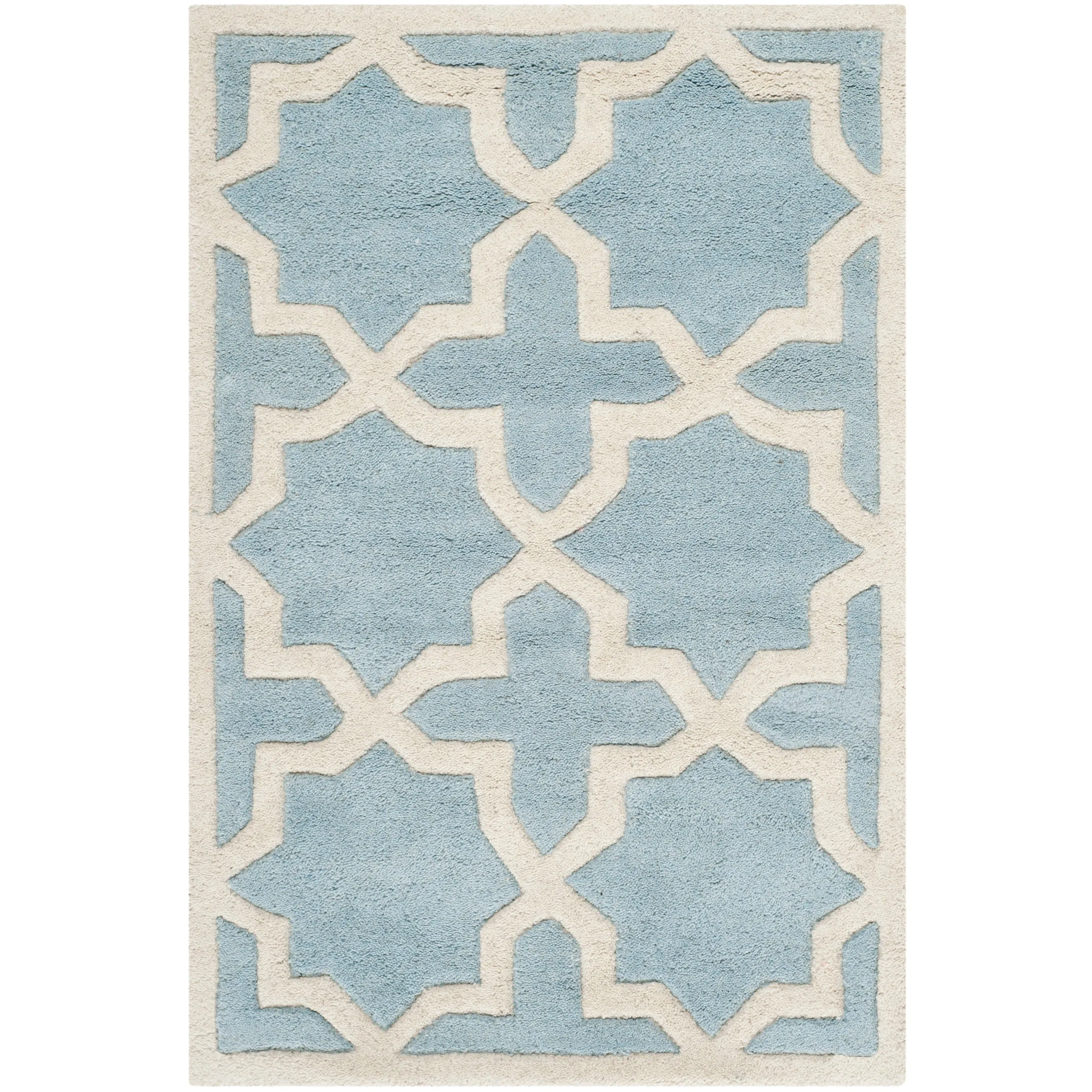 SAFAVIEH Handmade Chatham Begie Modern Moroccan Wool Rug