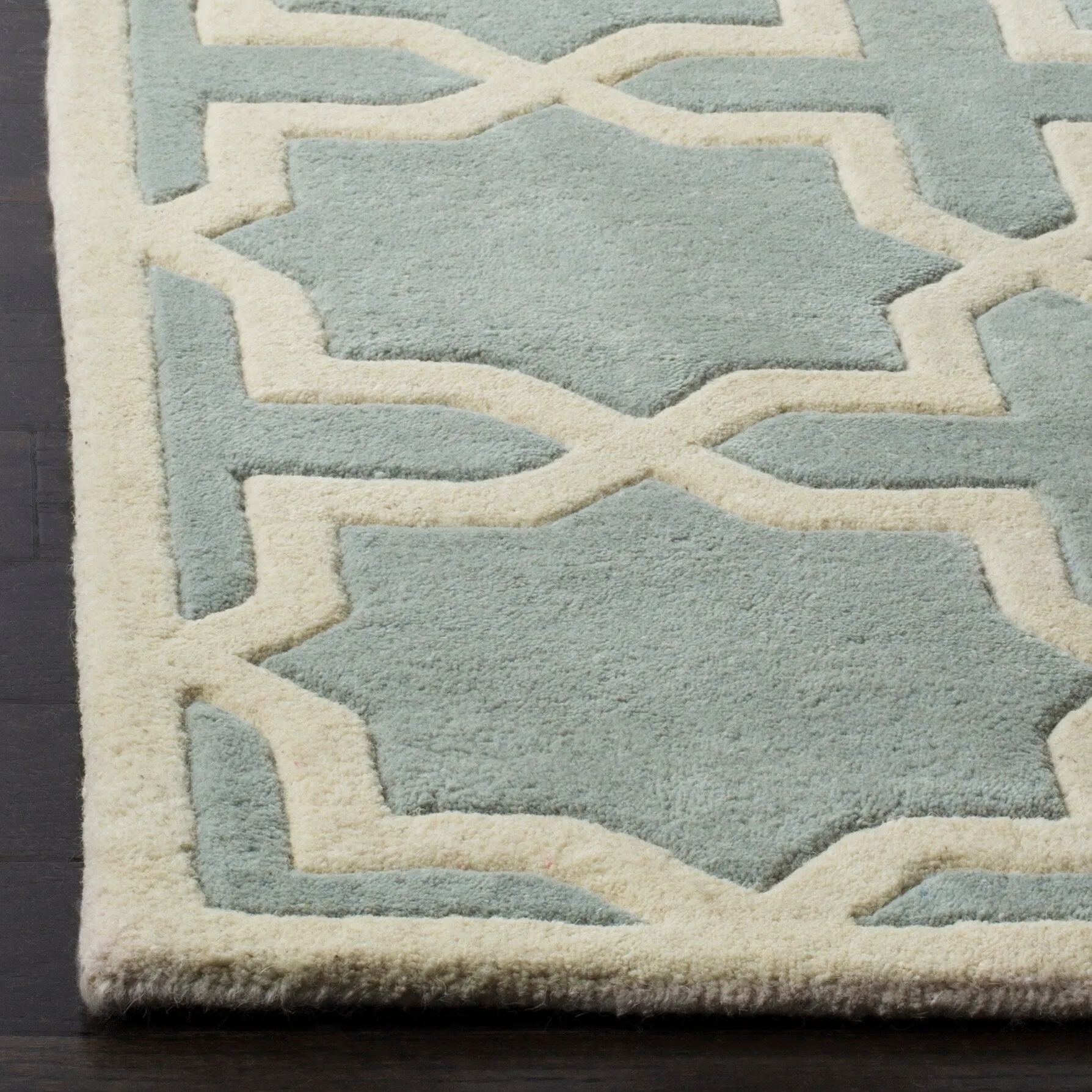 SAFAVIEH Handmade Chatham Begie Modern Moroccan Wool Rug