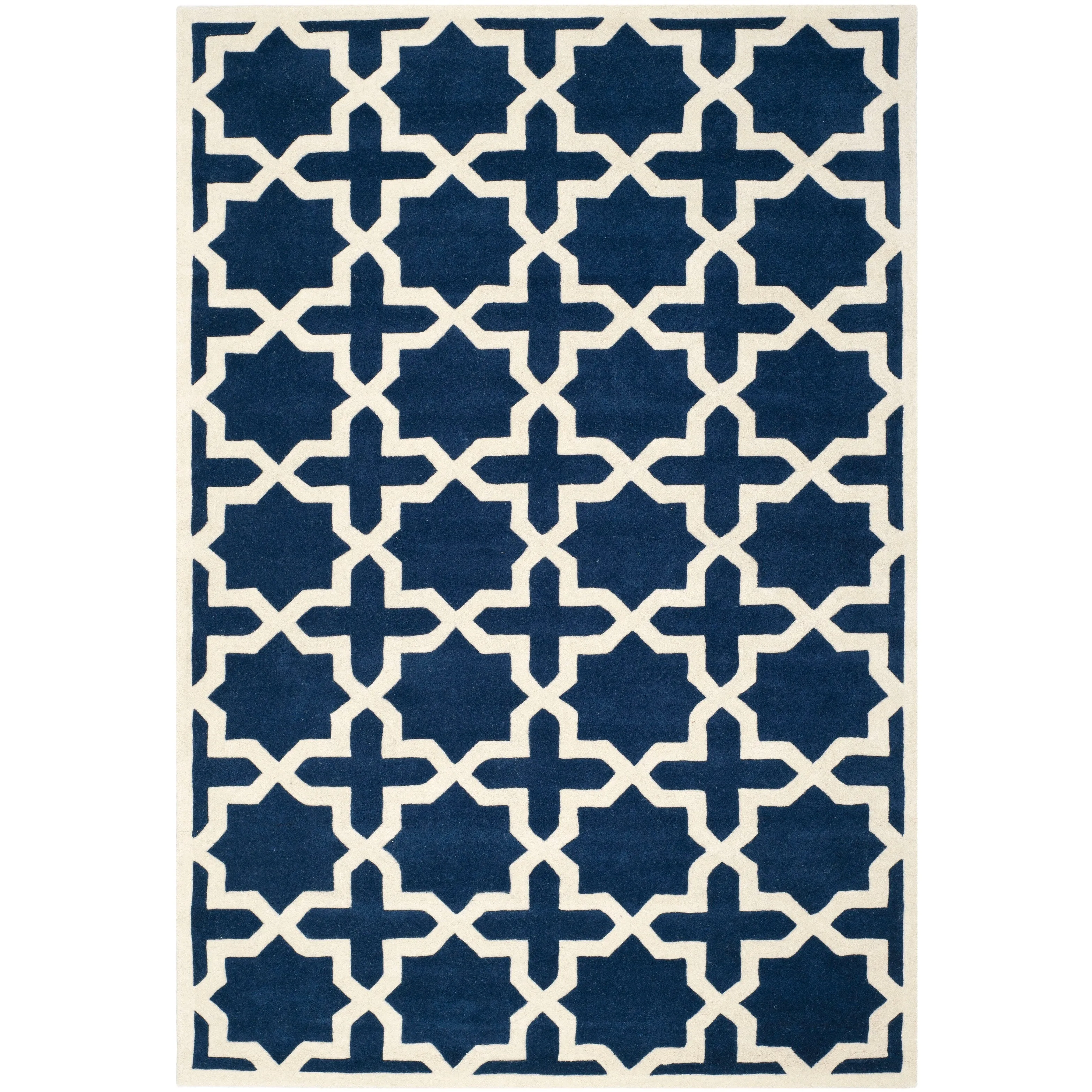 SAFAVIEH Handmade Chatham Begie Modern Moroccan Wool Rug