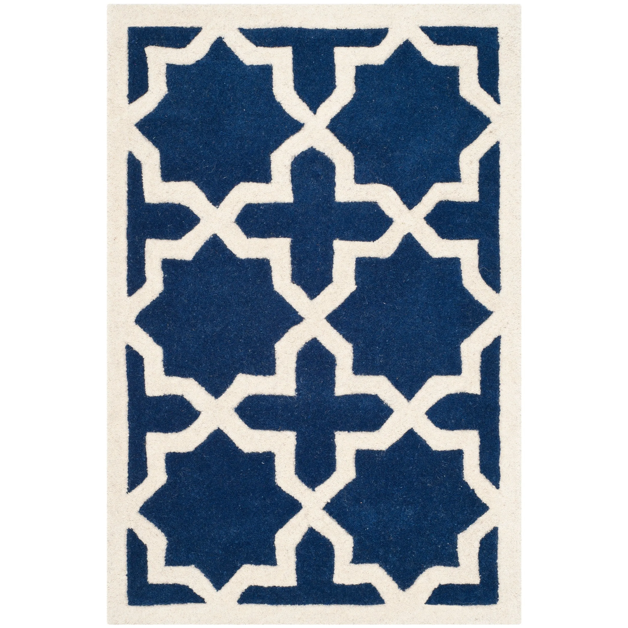SAFAVIEH Handmade Chatham Begie Modern Moroccan Wool Rug