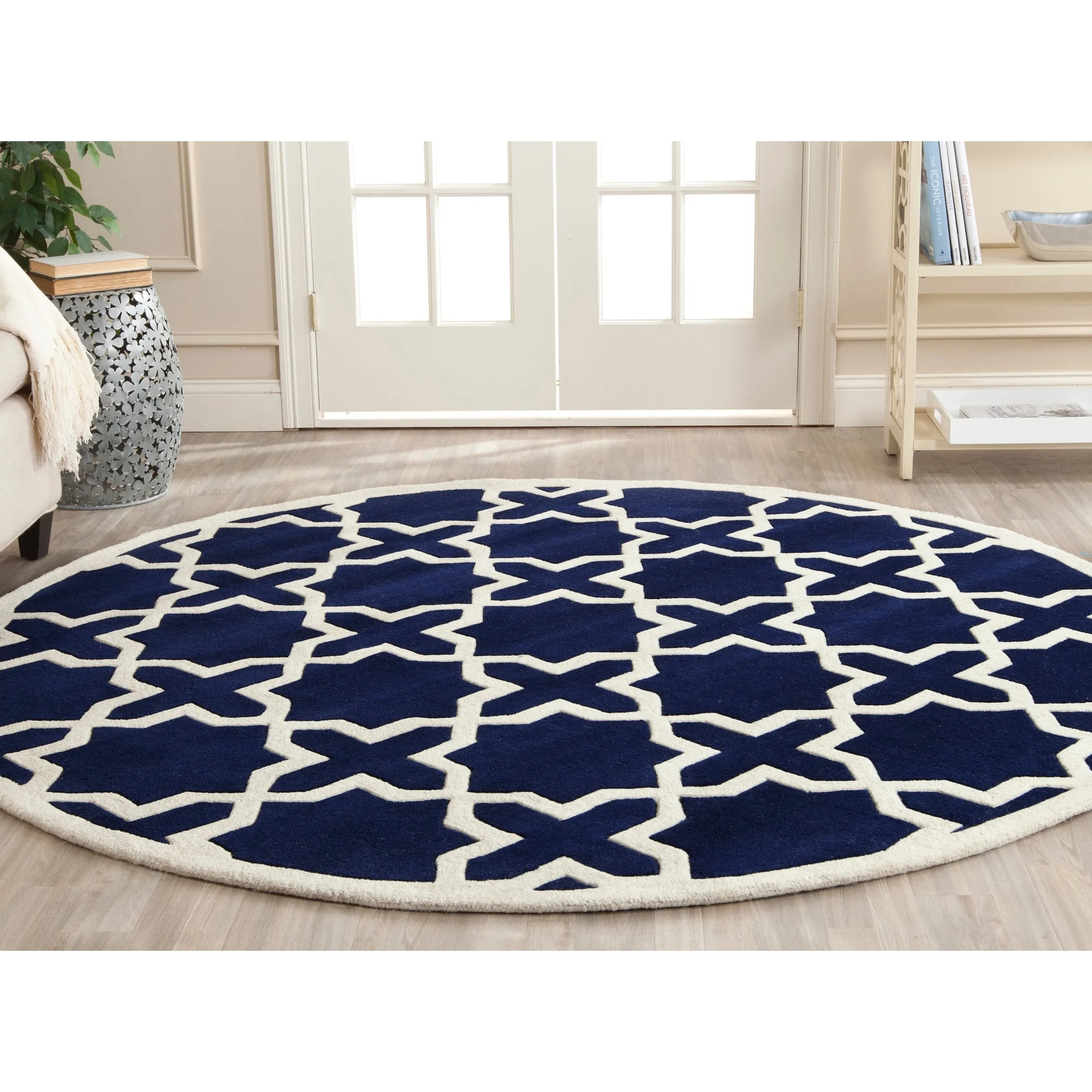 SAFAVIEH Handmade Chatham Begie Modern Moroccan Wool Rug