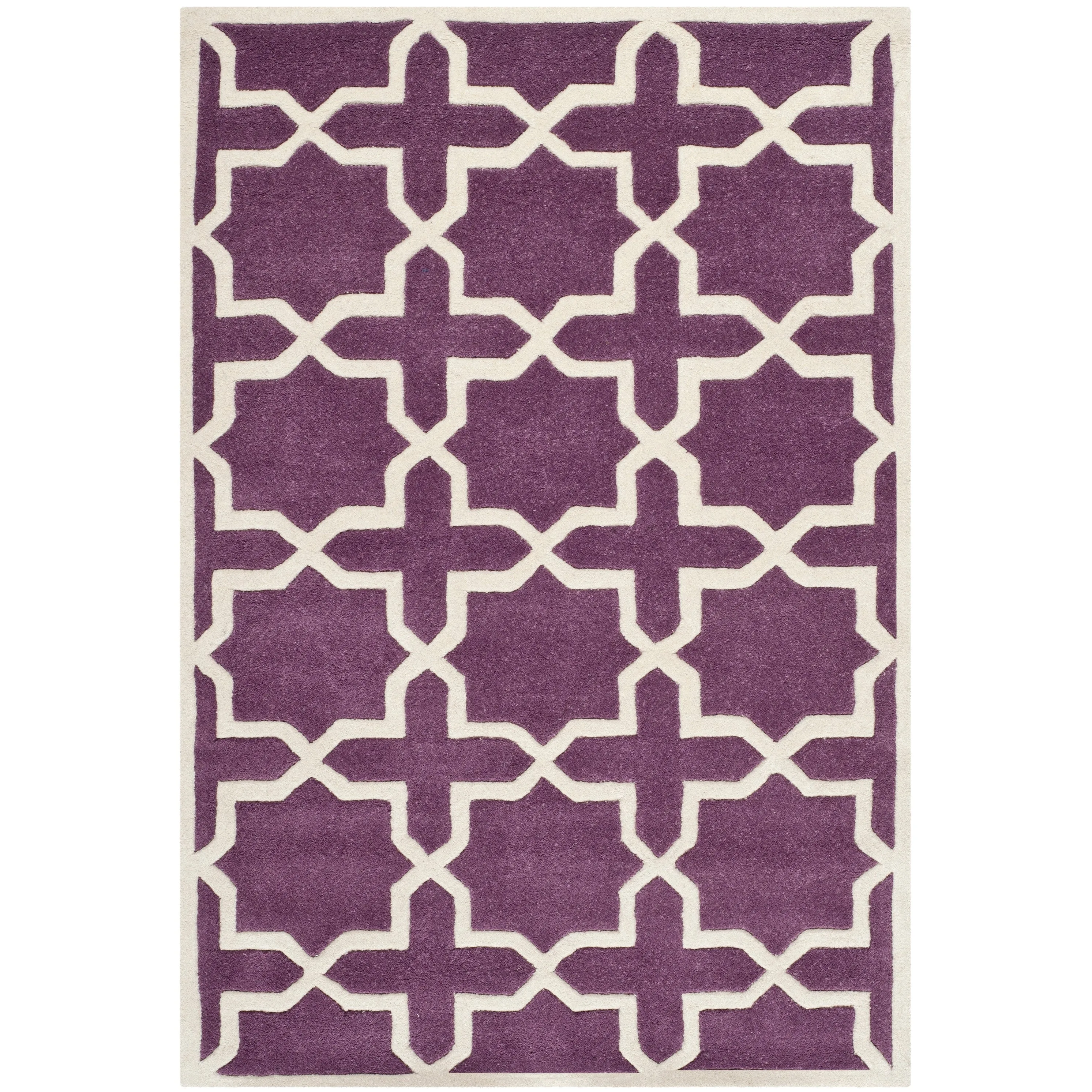 SAFAVIEH Handmade Chatham Begie Modern Moroccan Wool Rug