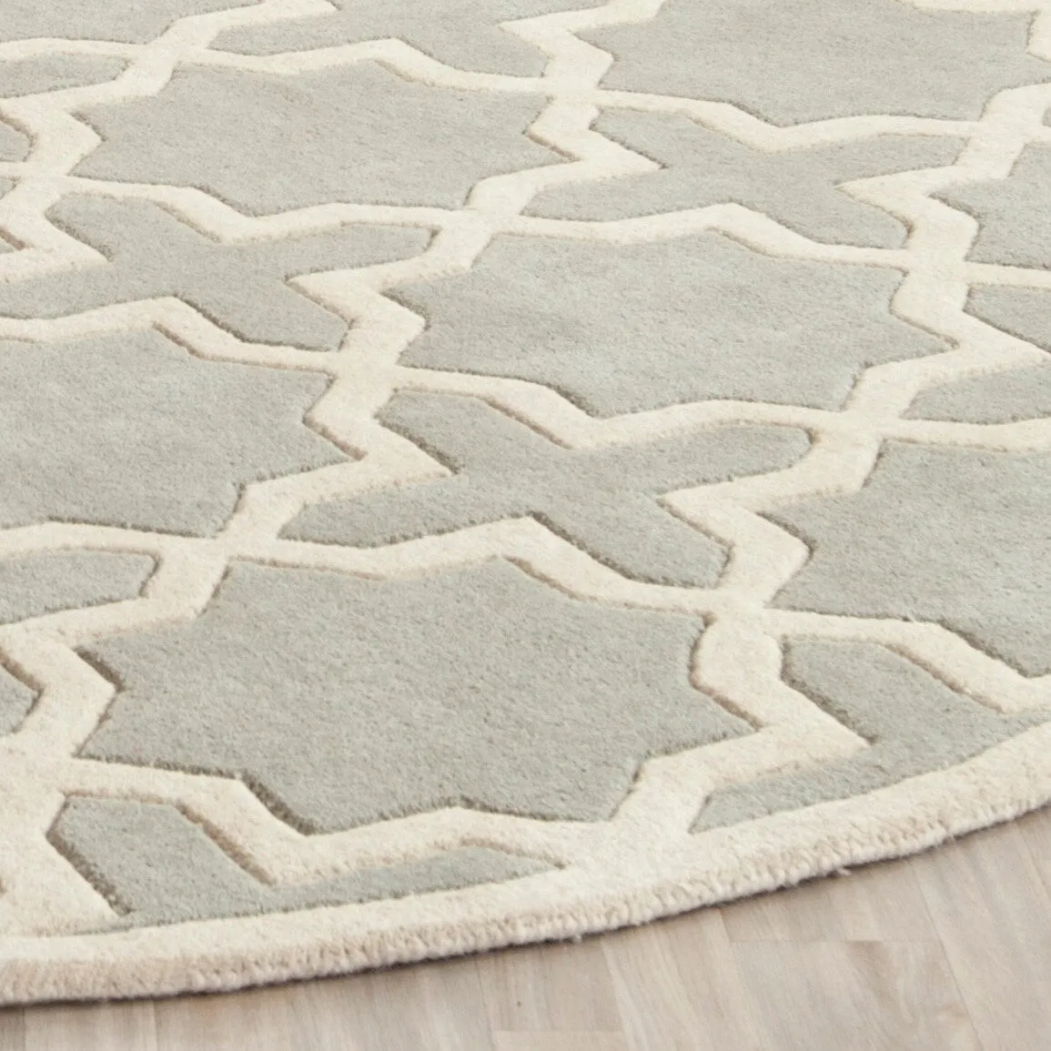 SAFAVIEH Handmade Chatham Begie Modern Moroccan Wool Rug