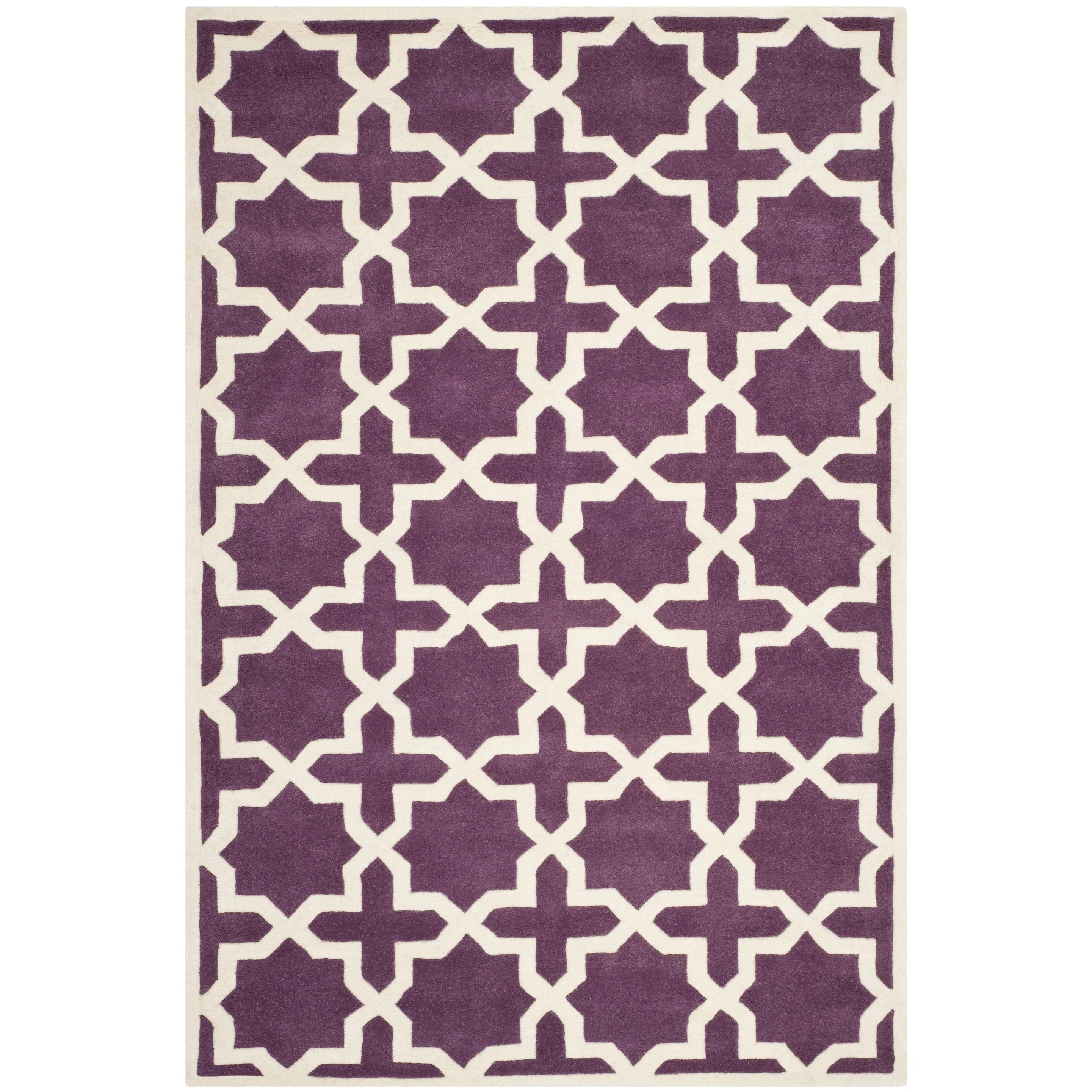 SAFAVIEH Handmade Chatham Begie Modern Moroccan Wool Rug