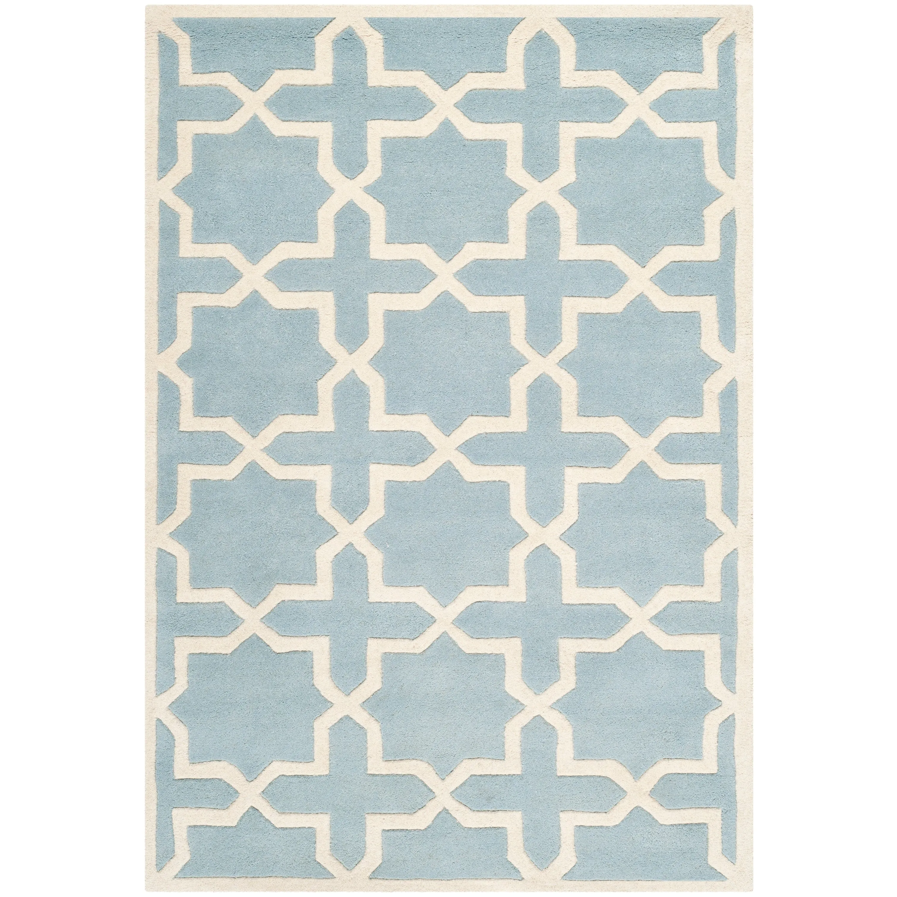 SAFAVIEH Handmade Chatham Begie Modern Moroccan Wool Rug
