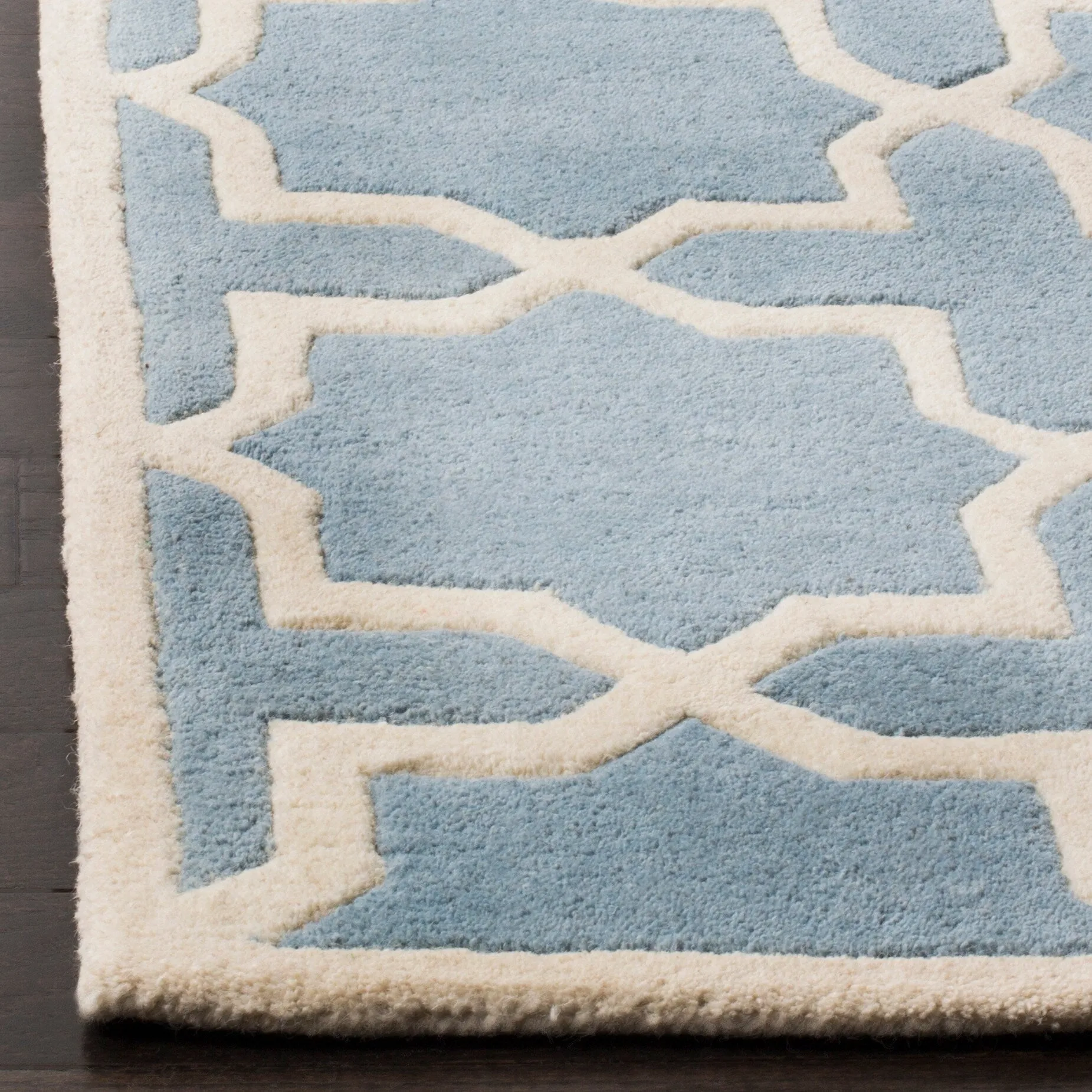 SAFAVIEH Handmade Chatham Begie Modern Moroccan Wool Rug
