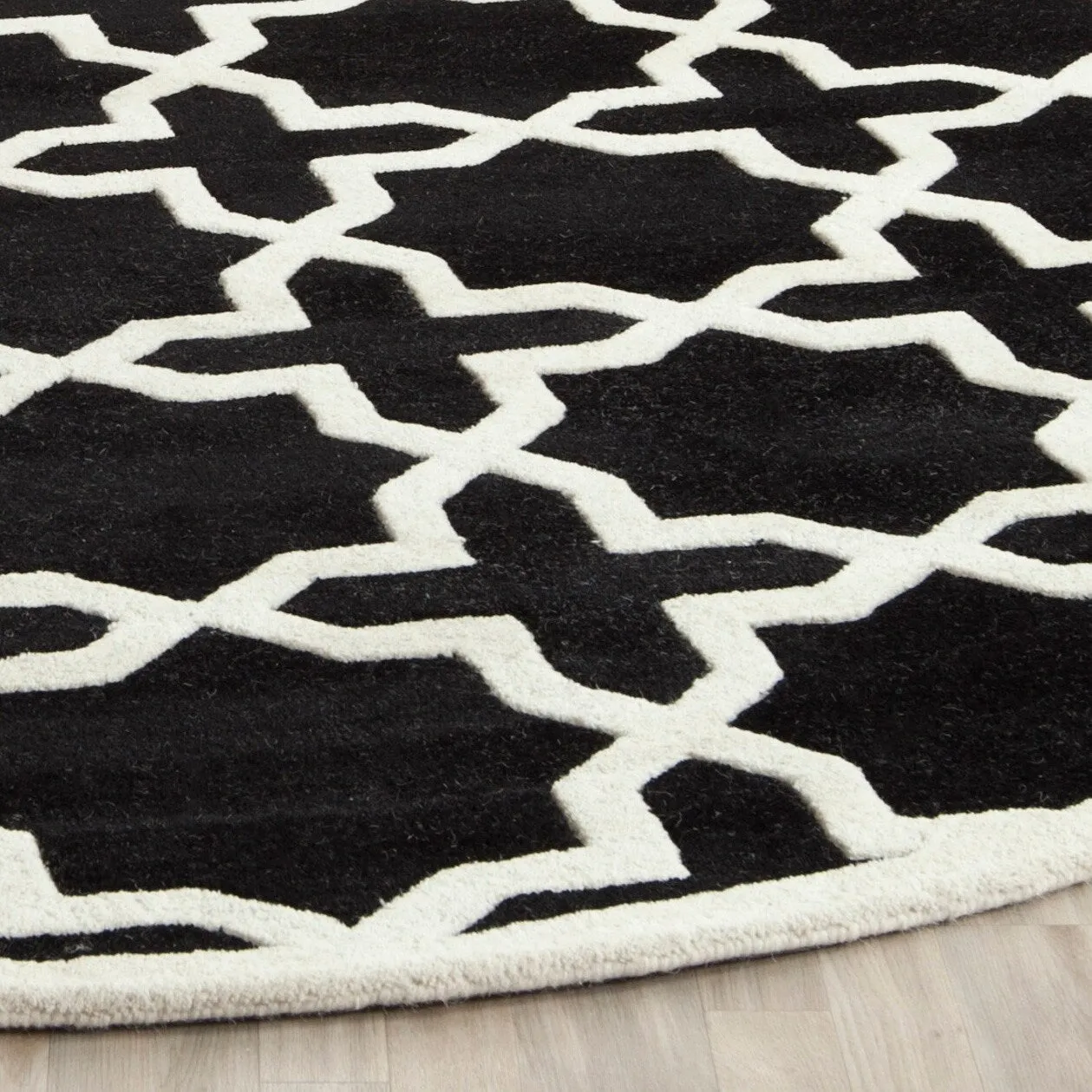 SAFAVIEH Handmade Chatham Begie Modern Moroccan Wool Rug