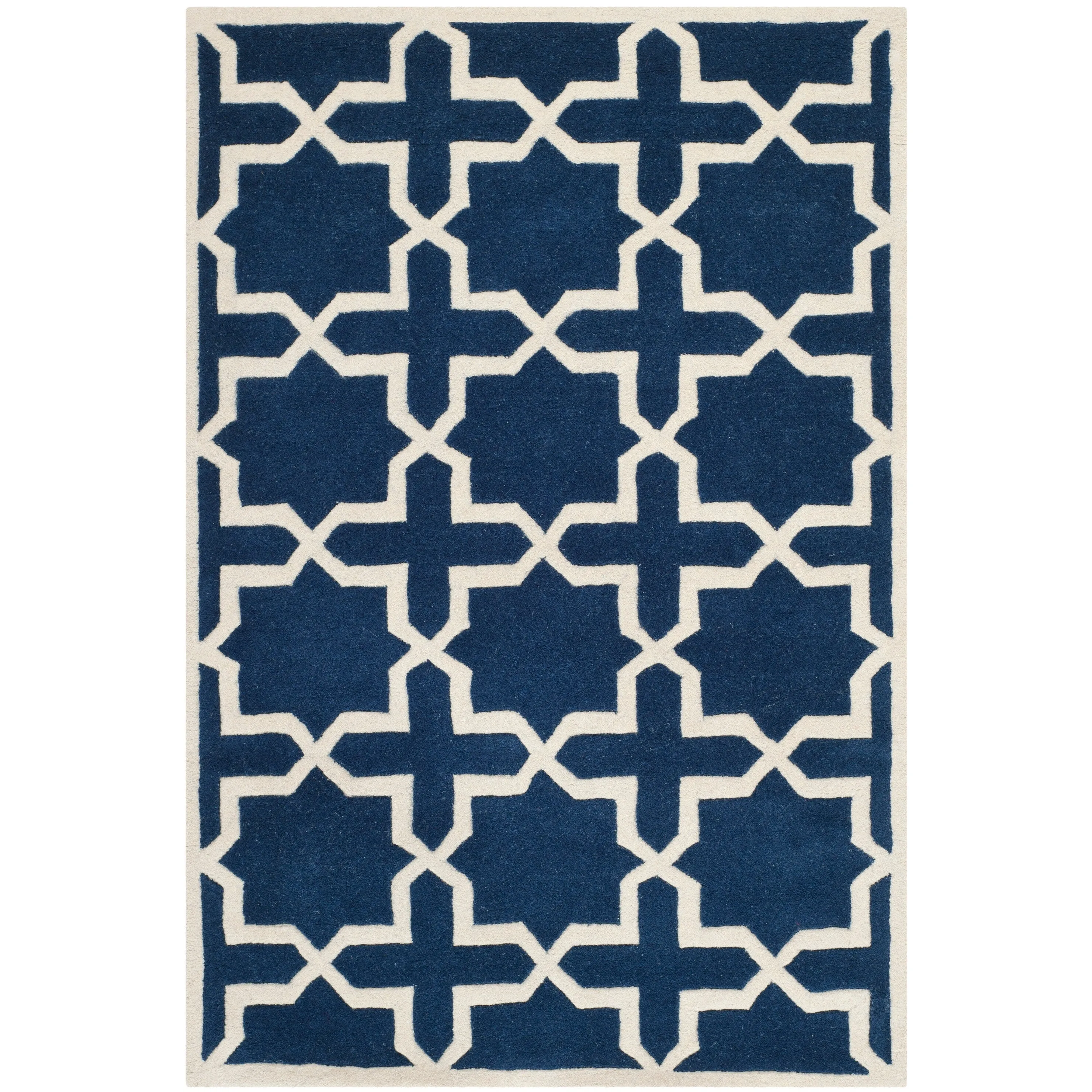 SAFAVIEH Handmade Chatham Begie Modern Moroccan Wool Rug