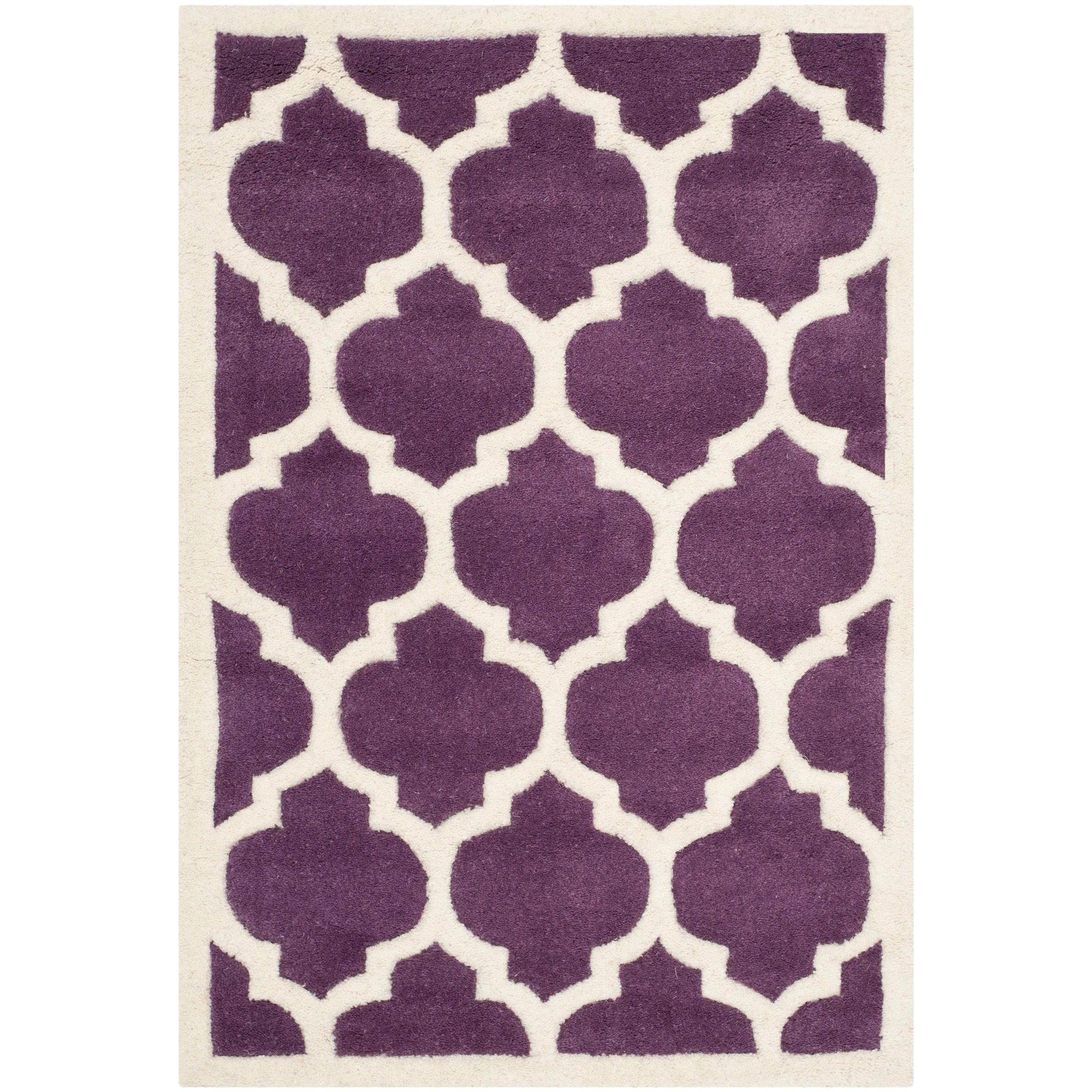 SAFAVIEH Handmade Chatham Vally Modern Moroccan Wool Rug