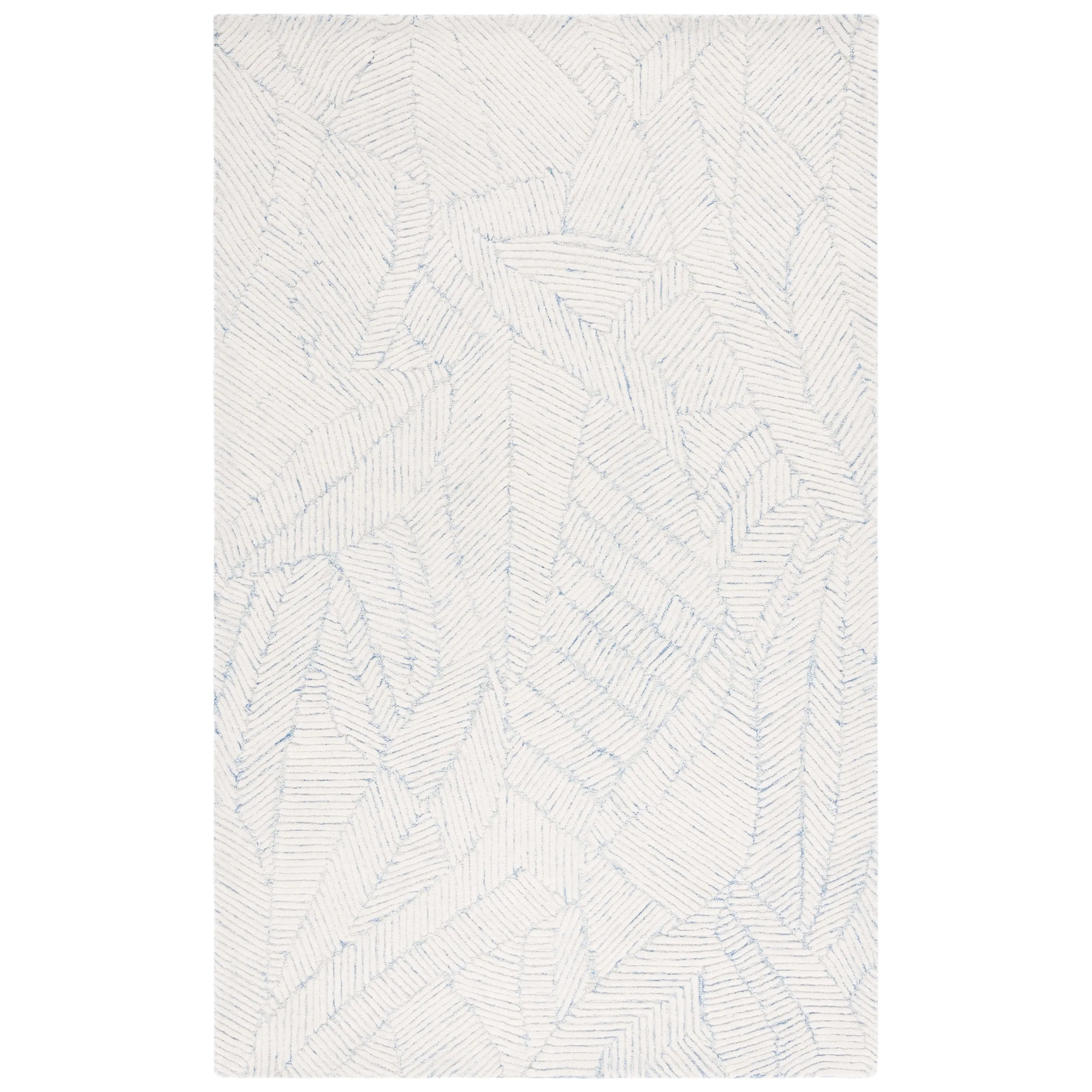 SAFAVIEH Handmade Ebony Jevdokija Modern & Contemporary Wool Rug