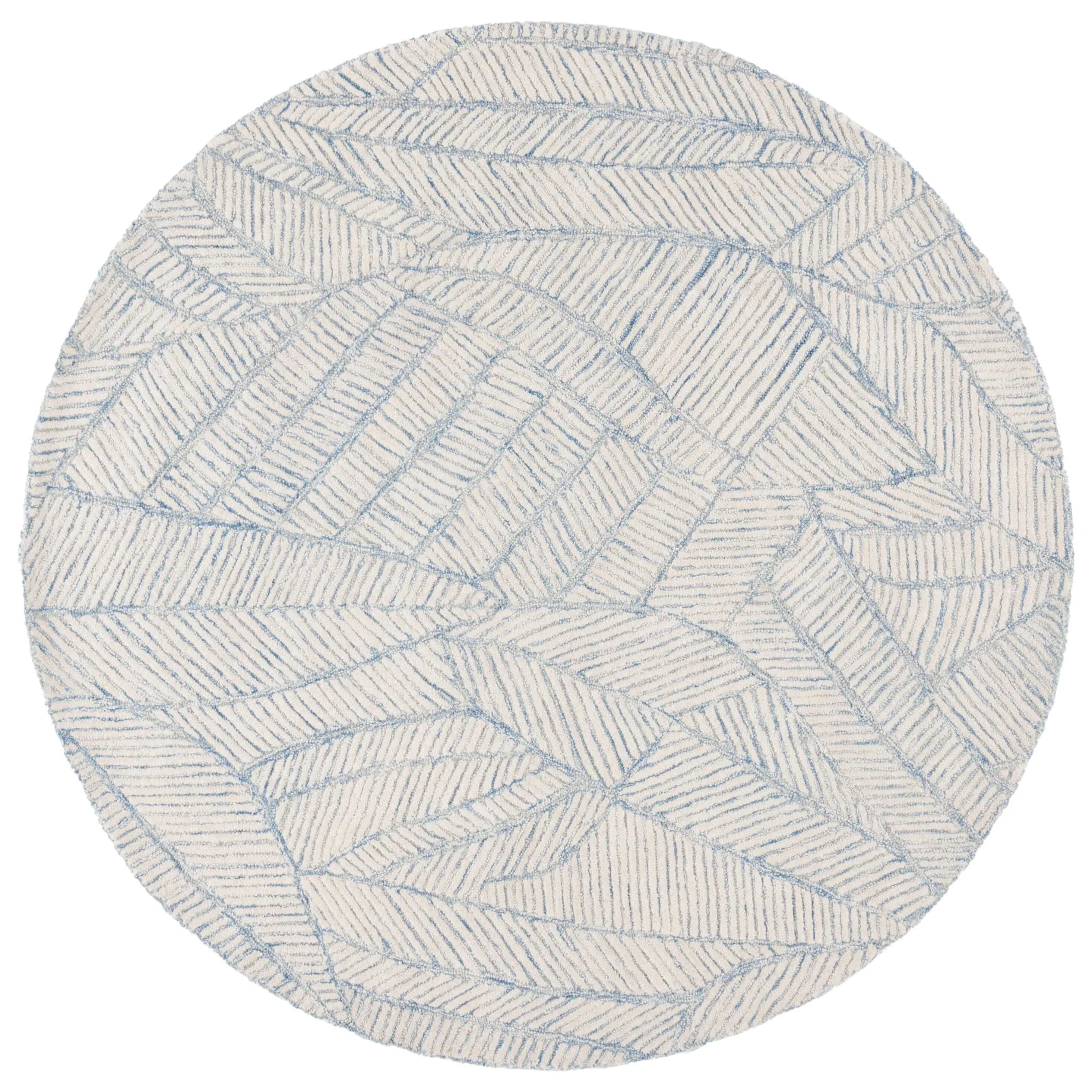 SAFAVIEH Handmade Ebony Jevdokija Modern & Contemporary Wool Rug