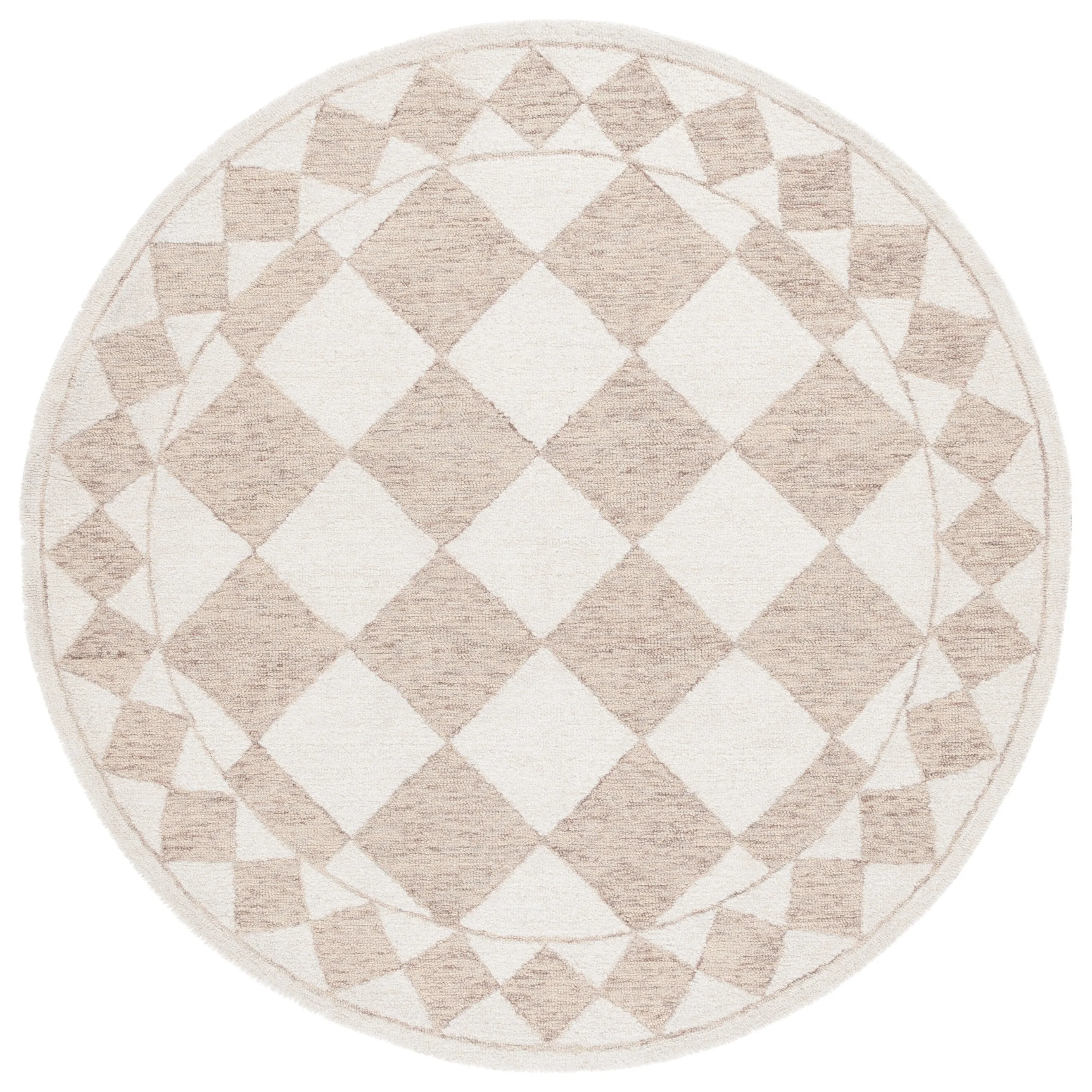 SAFAVIEH Handmade Ebony Nidia Modern & Contemporary Wool Rug