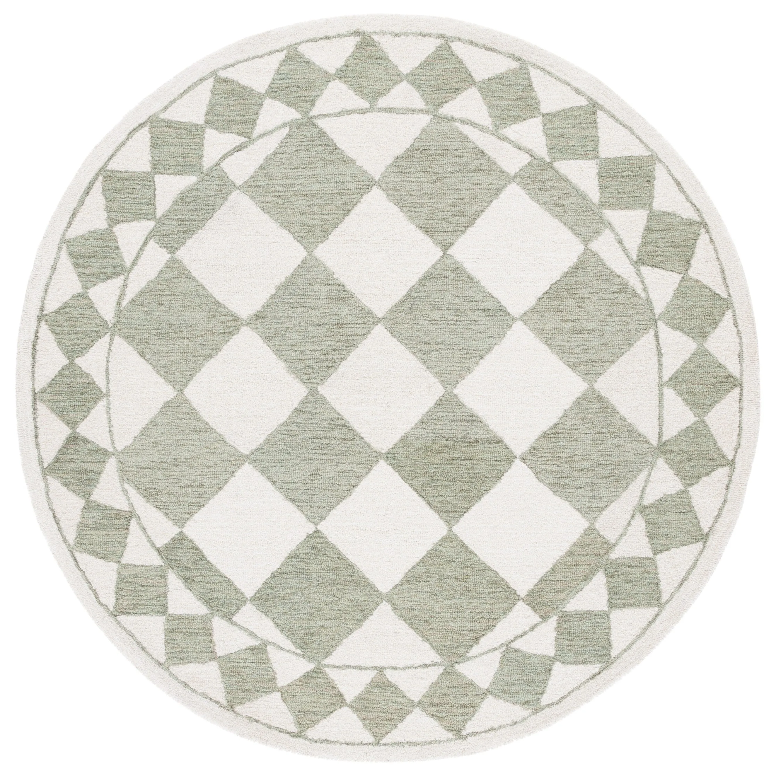 SAFAVIEH Handmade Ebony Nidia Modern & Contemporary Wool Rug