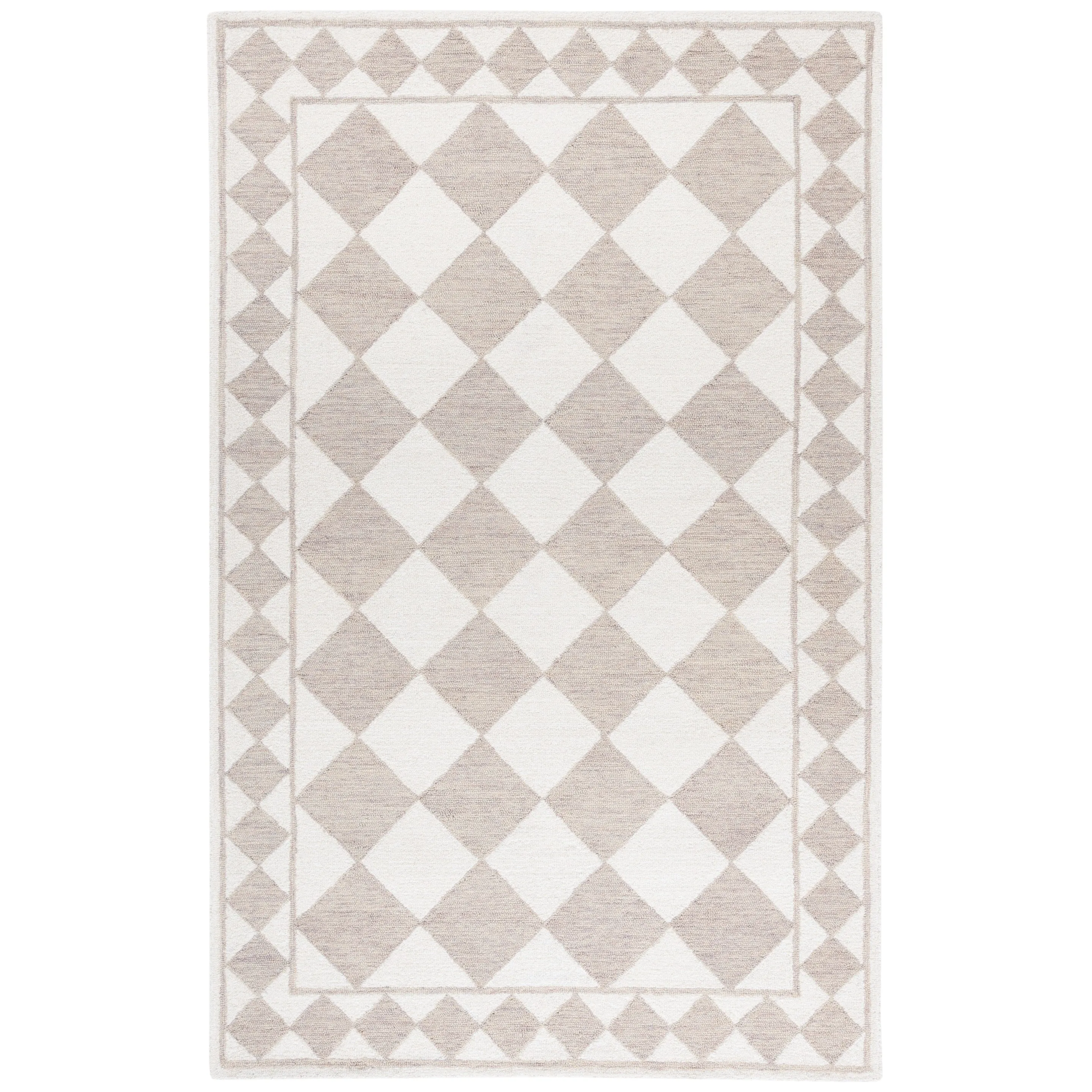 SAFAVIEH Handmade Ebony Nidia Modern & Contemporary Wool Rug