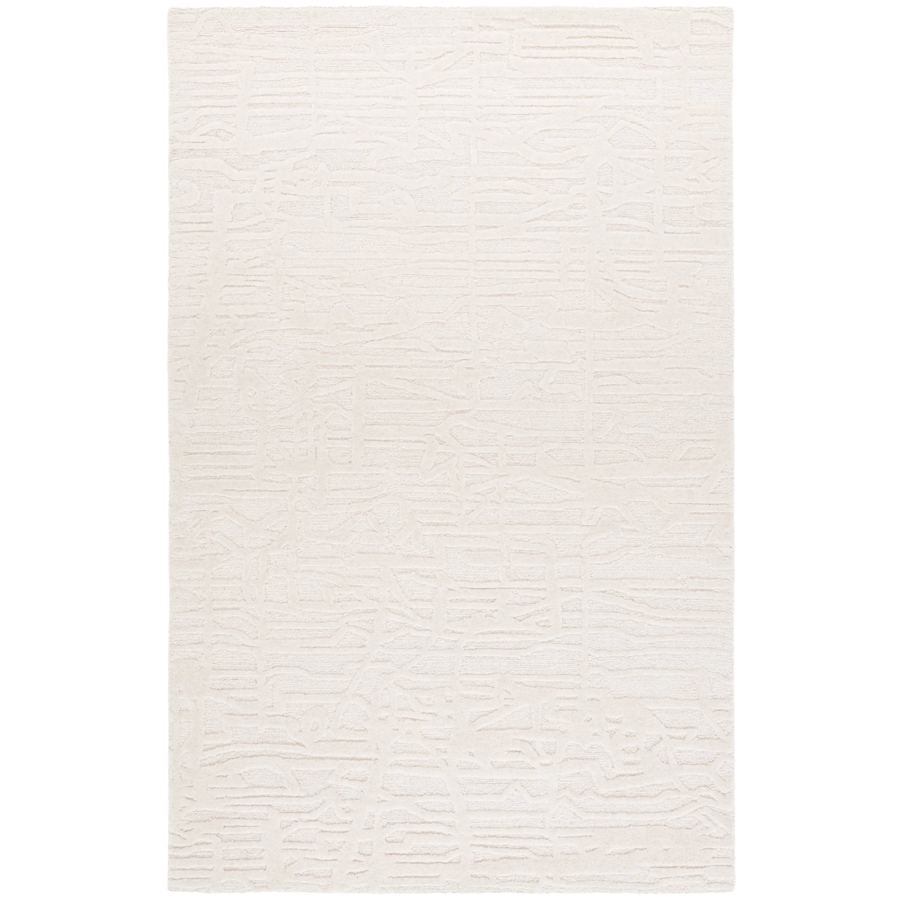 SAFAVIEH Handmade Ebony Stefanka Modern & Contemporary Wool Rug