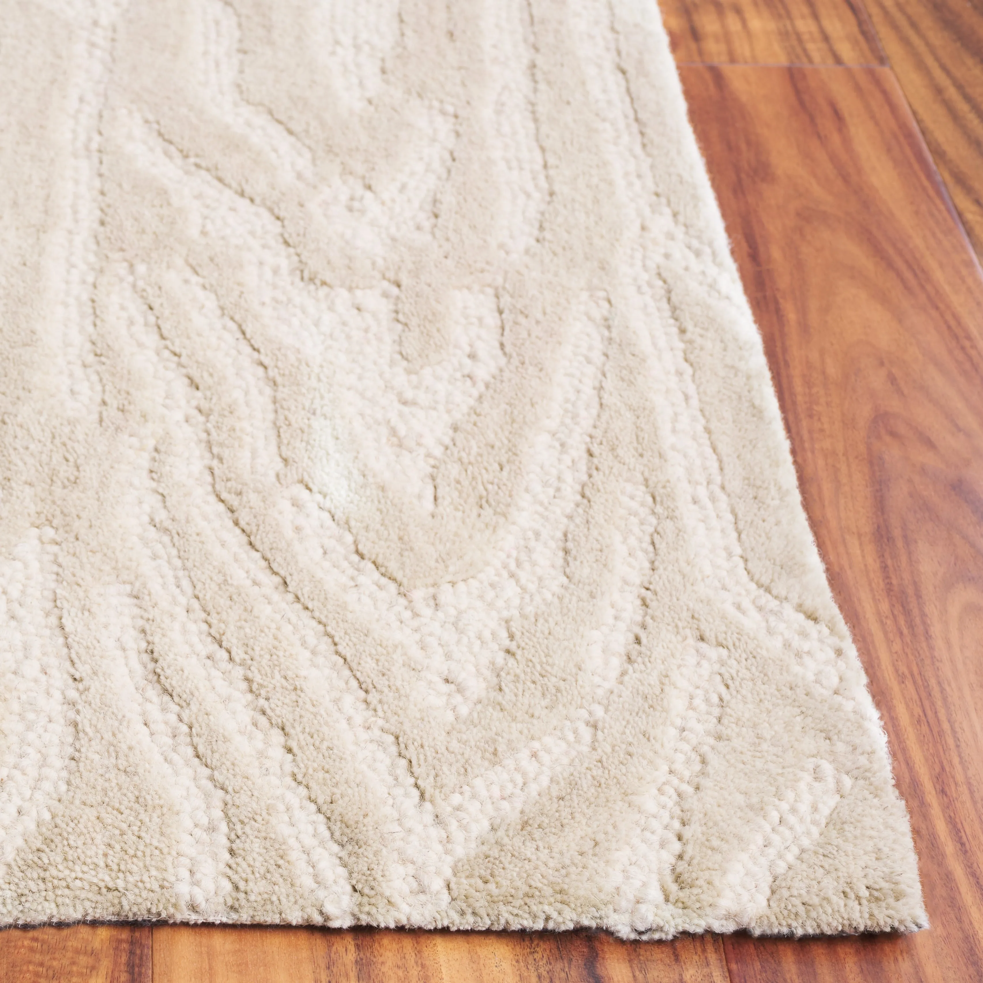 SAFAVIEH Handmade Ebony Thouraya Modern & Contemporary Wool Rug