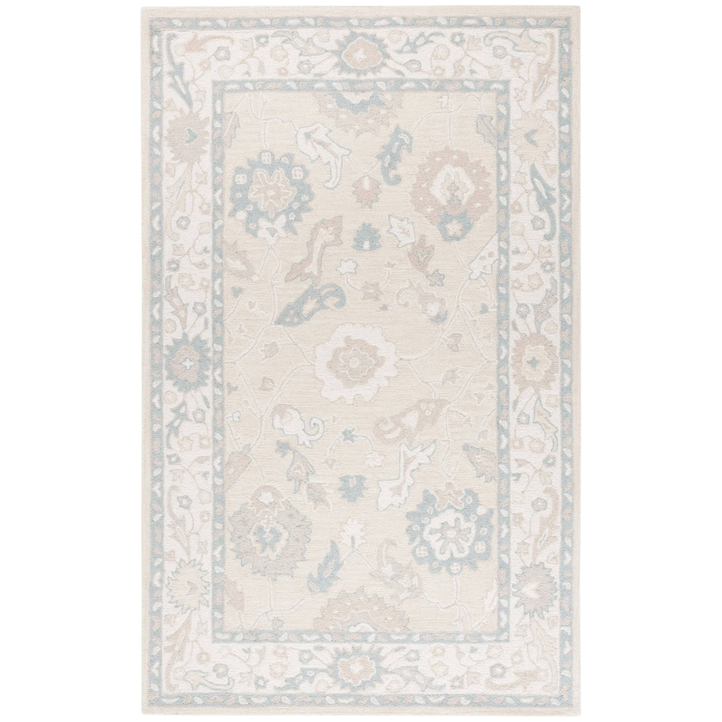 SAFAVIEH Handmade Ebony Yulija Modern & Contemporary Wool Rug