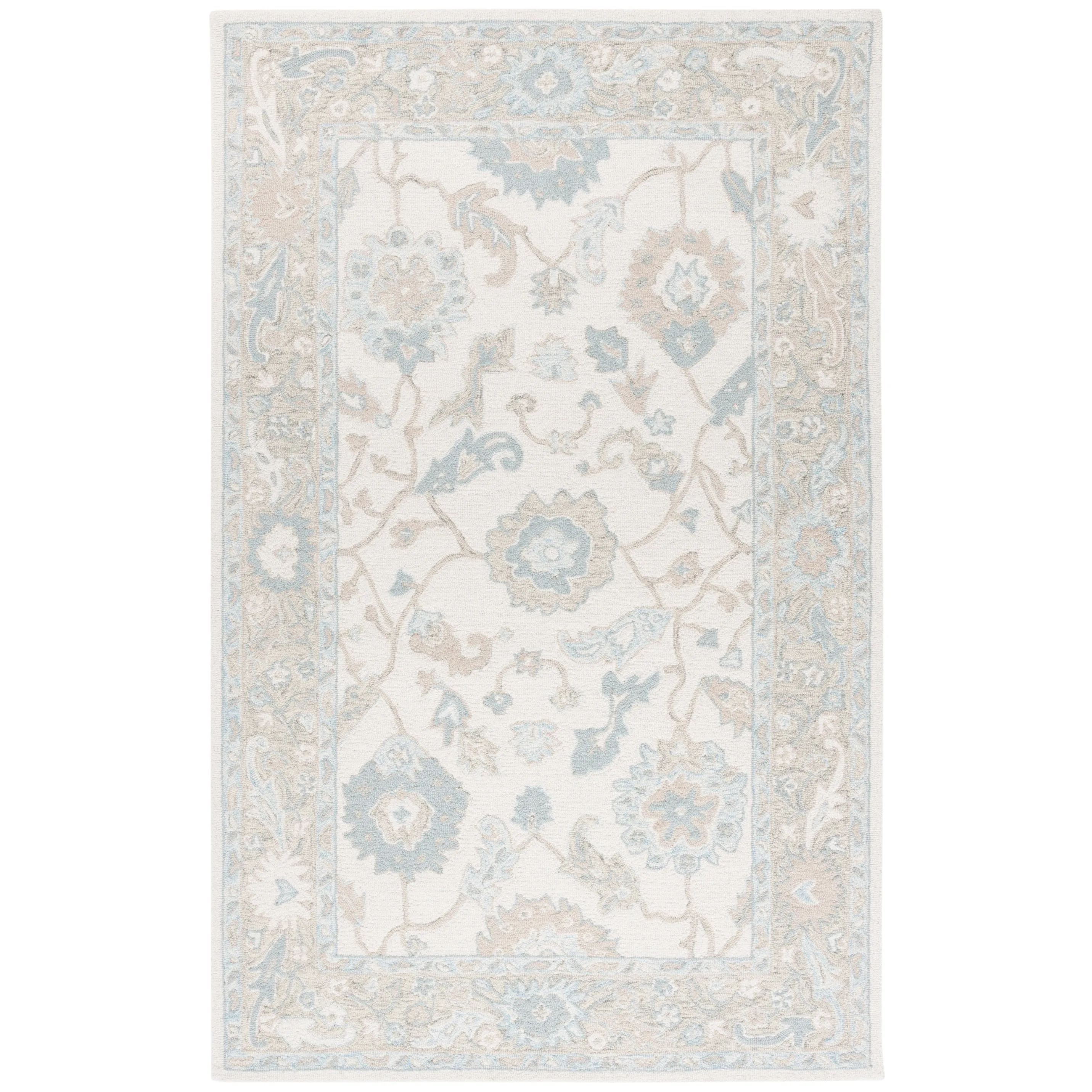 SAFAVIEH Handmade Ebony Yulija Modern & Contemporary Wool Rug