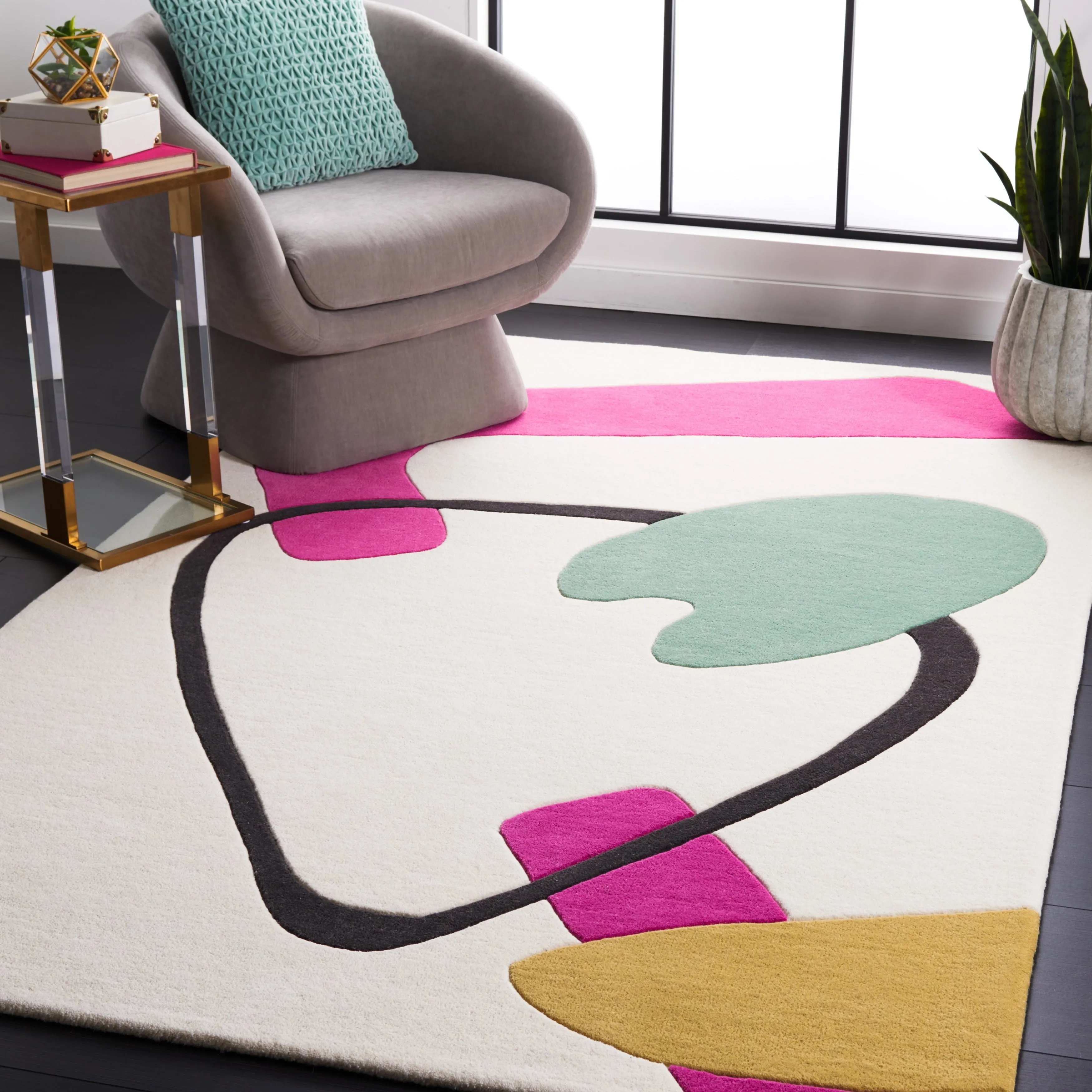 SAFAVIEH Handmade Fifth Avenue Josca Modern Abstract New Zealand