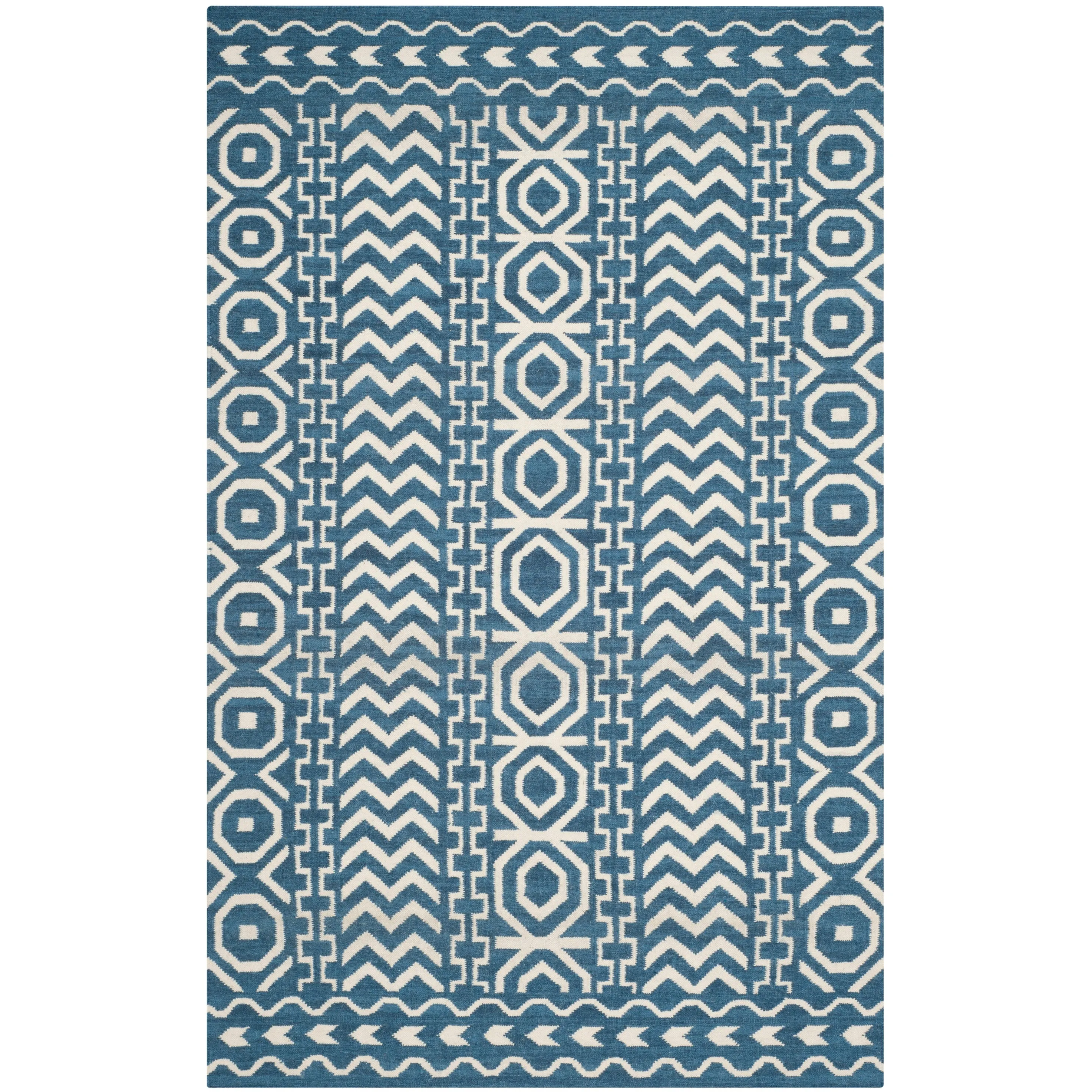 SAFAVIEH Handmade Flatweave Dhurries Krustina Modern Wool Rug