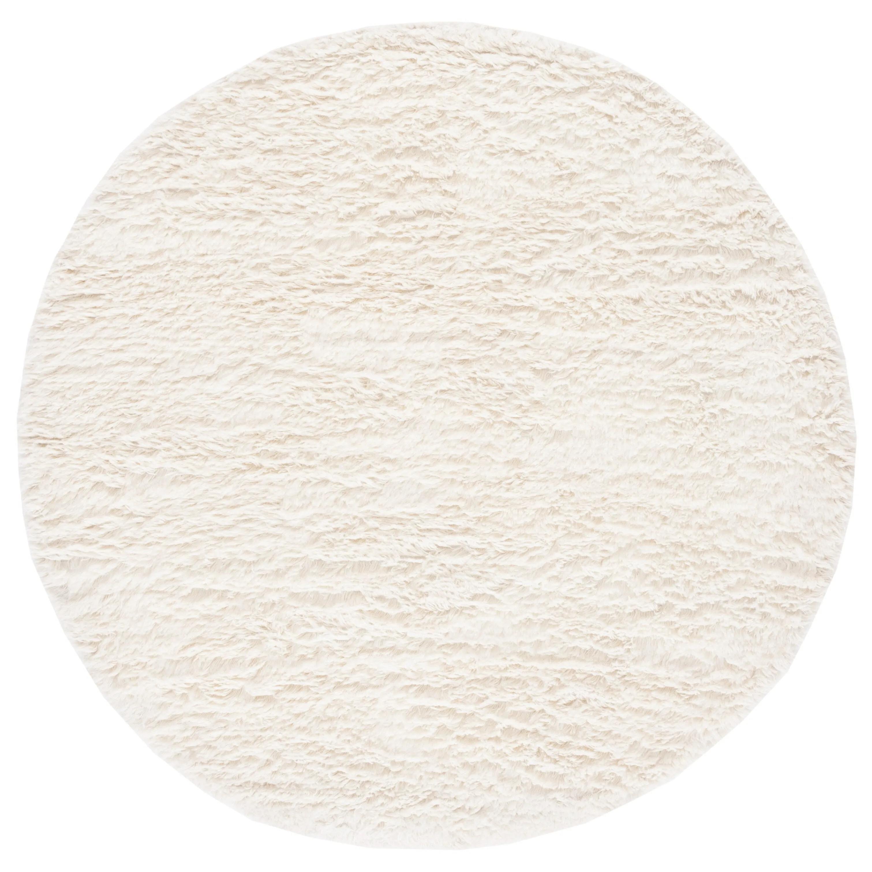 SAFAVIEH Handmade Flokati Jannine Shag Solid Wool Rug