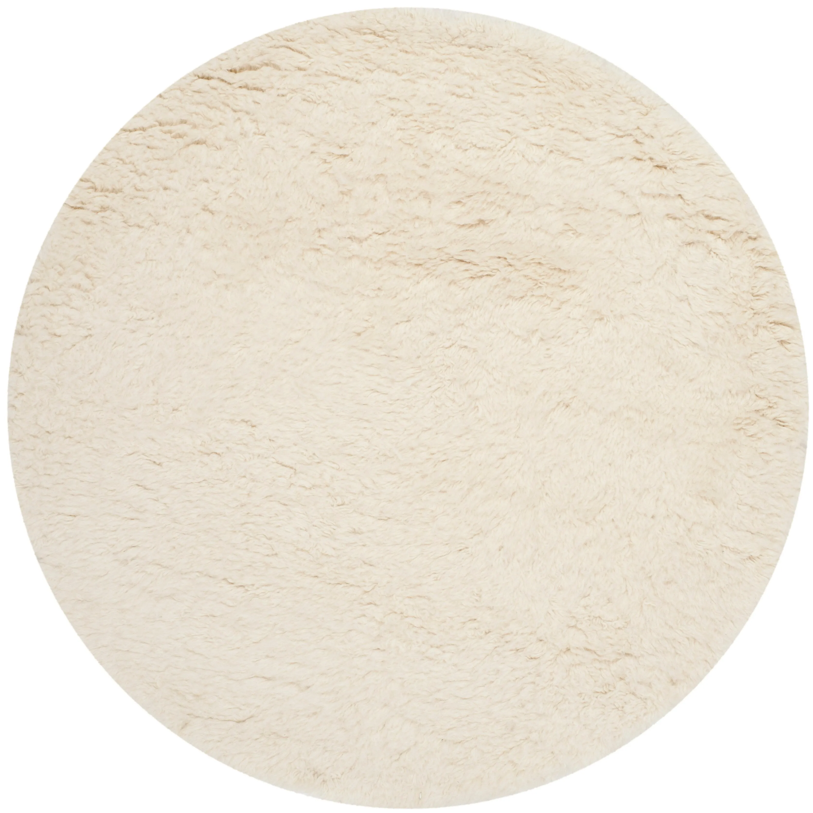 SAFAVIEH Handmade Flokati Jannine Shag Solid Wool Rug