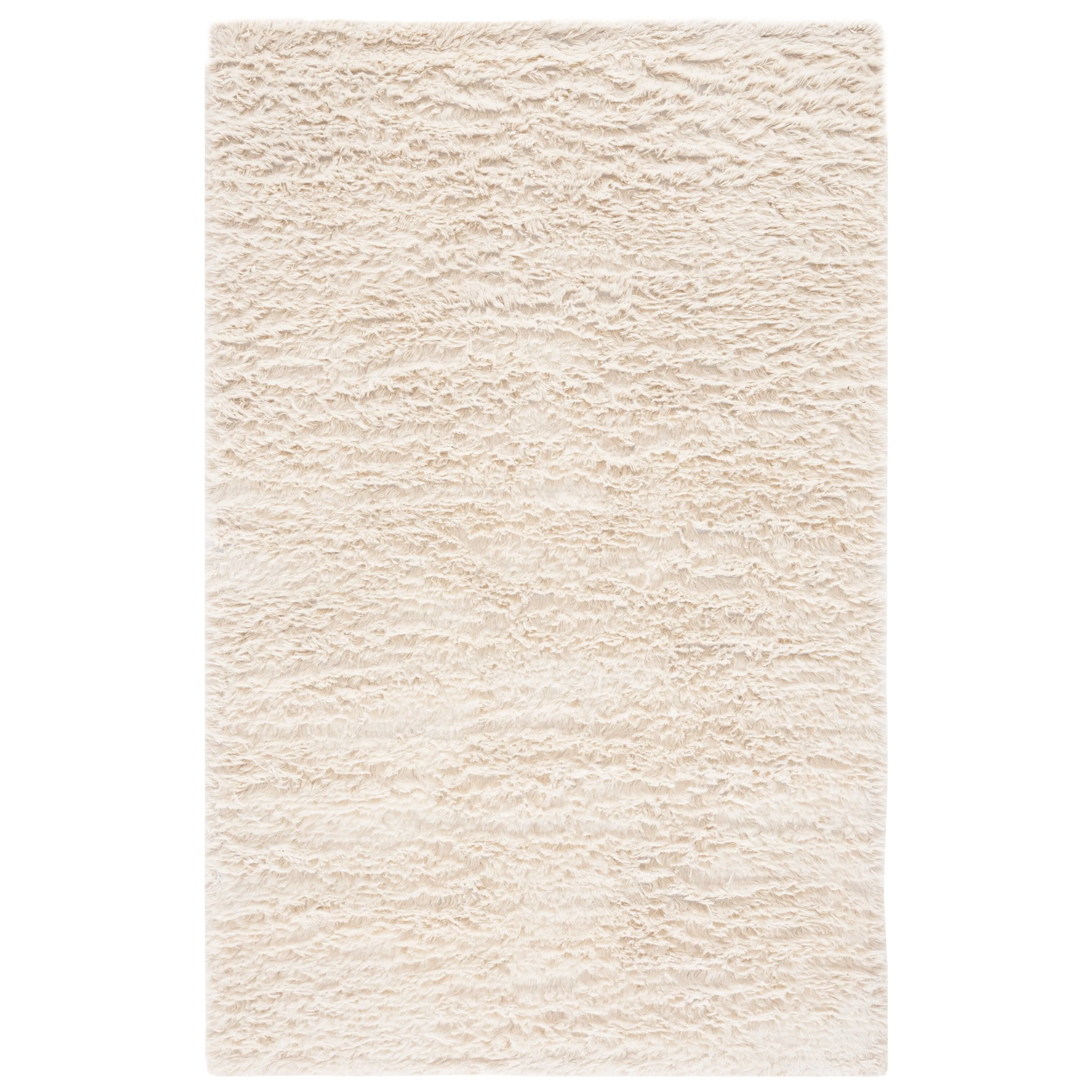 SAFAVIEH Handmade Flokati Jannine Shag Solid Wool Rug