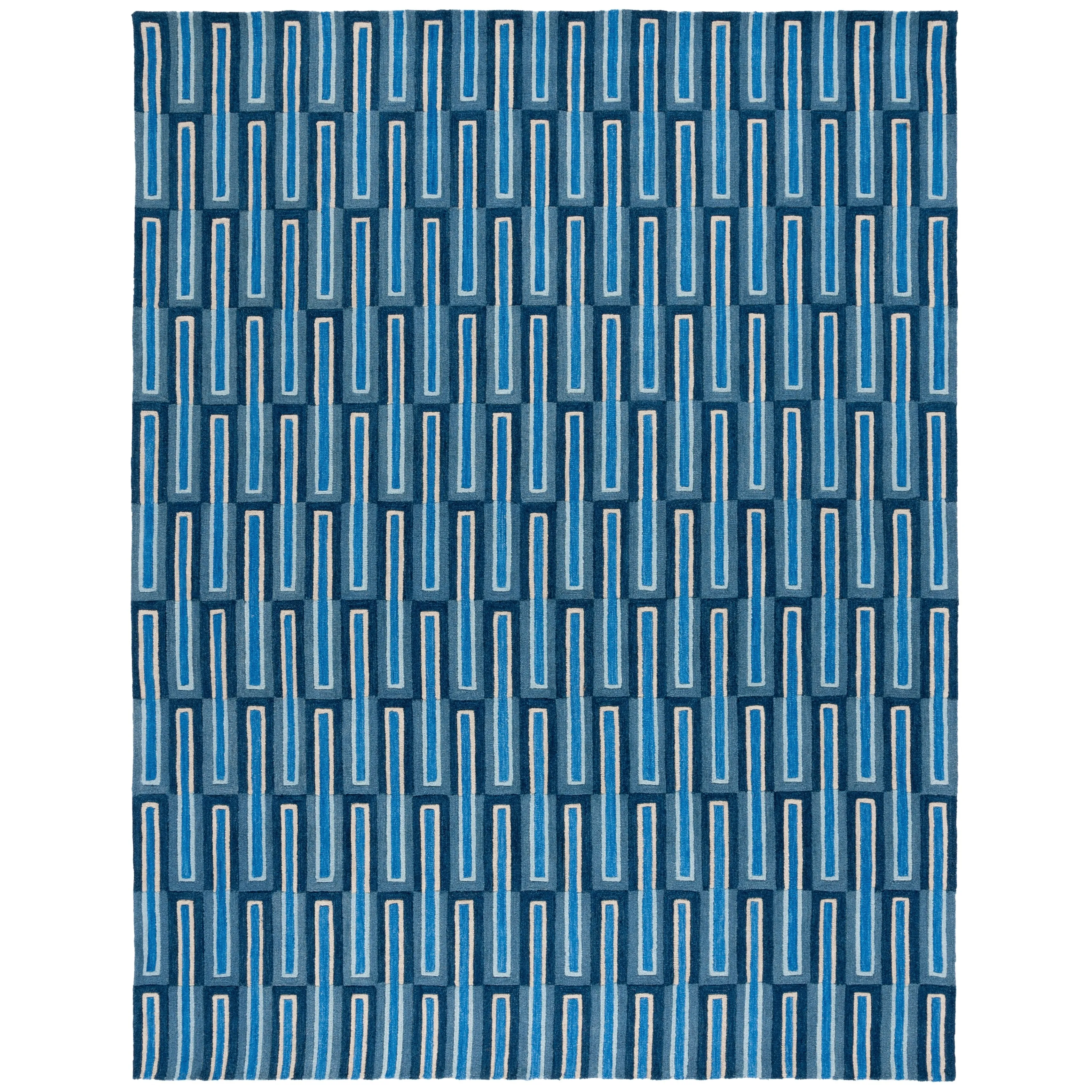 SAFAVIEH Handmade Genre Kaatje Mid-Century Modern Wool Rug