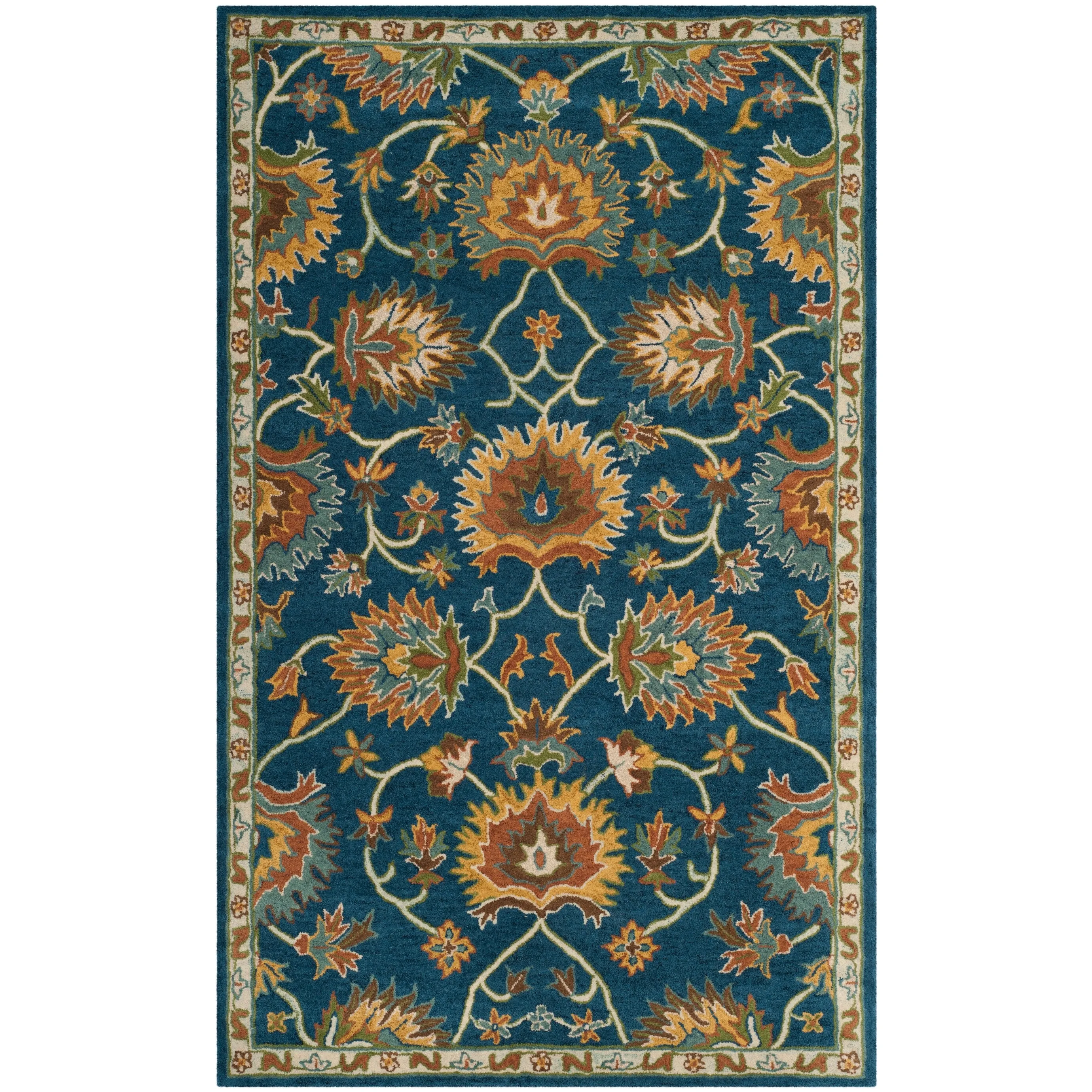SAFAVIEH Handmade Heritage Boat Traditional Oriental Wool Rug