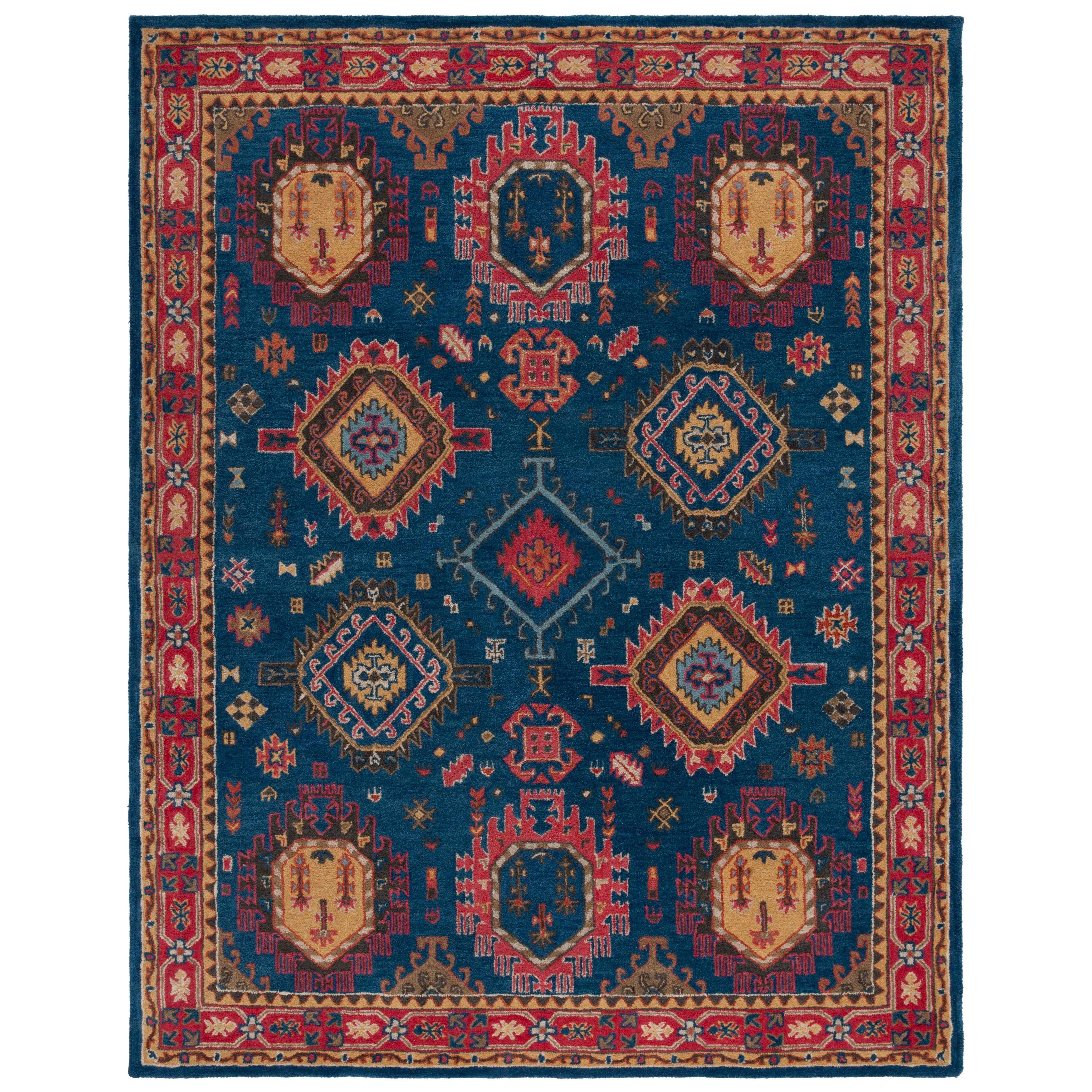 SAFAVIEH Handmade Heritage Charleston Traditional Oriental Wool Rug