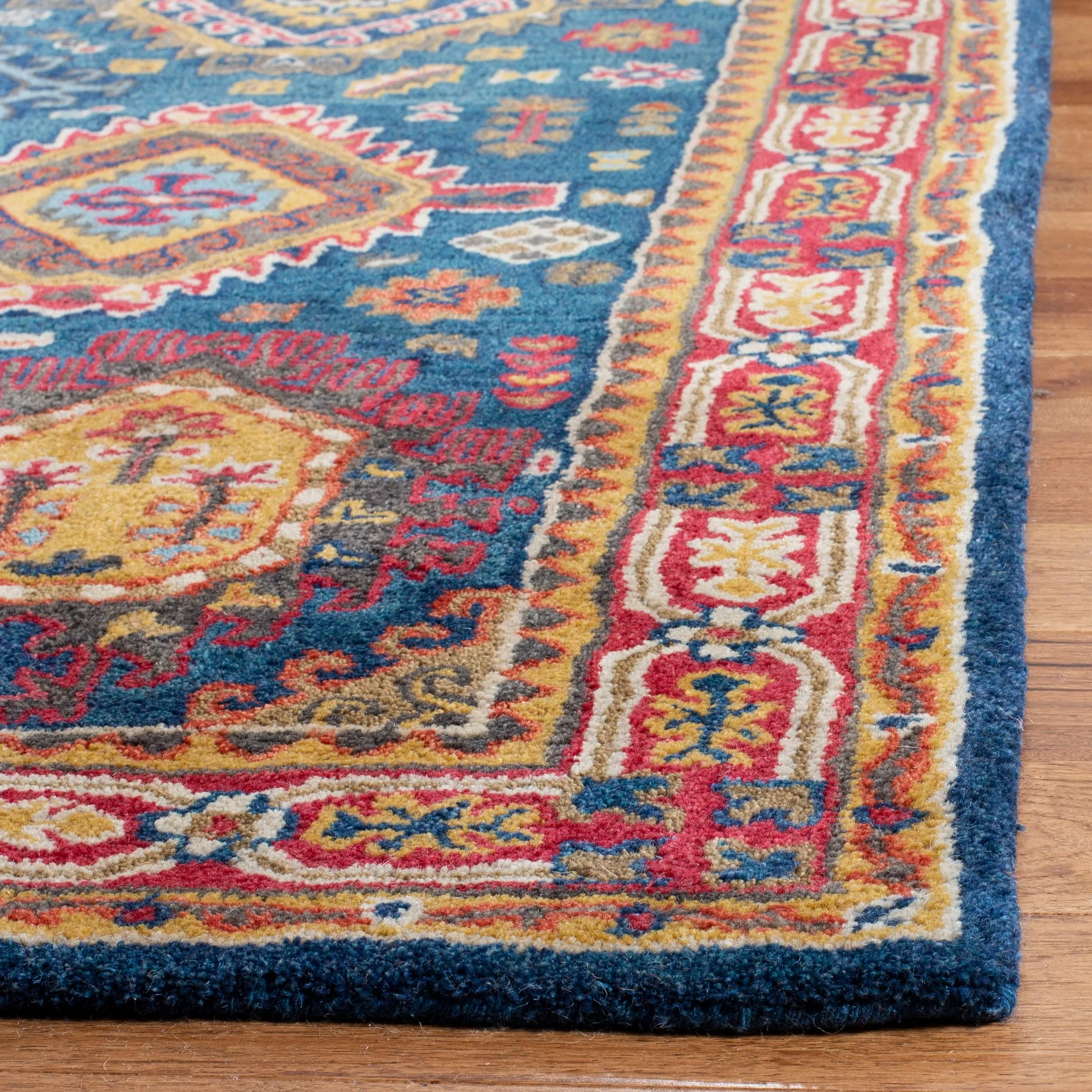 SAFAVIEH Handmade Heritage Charleston Traditional Oriental Wool Rug