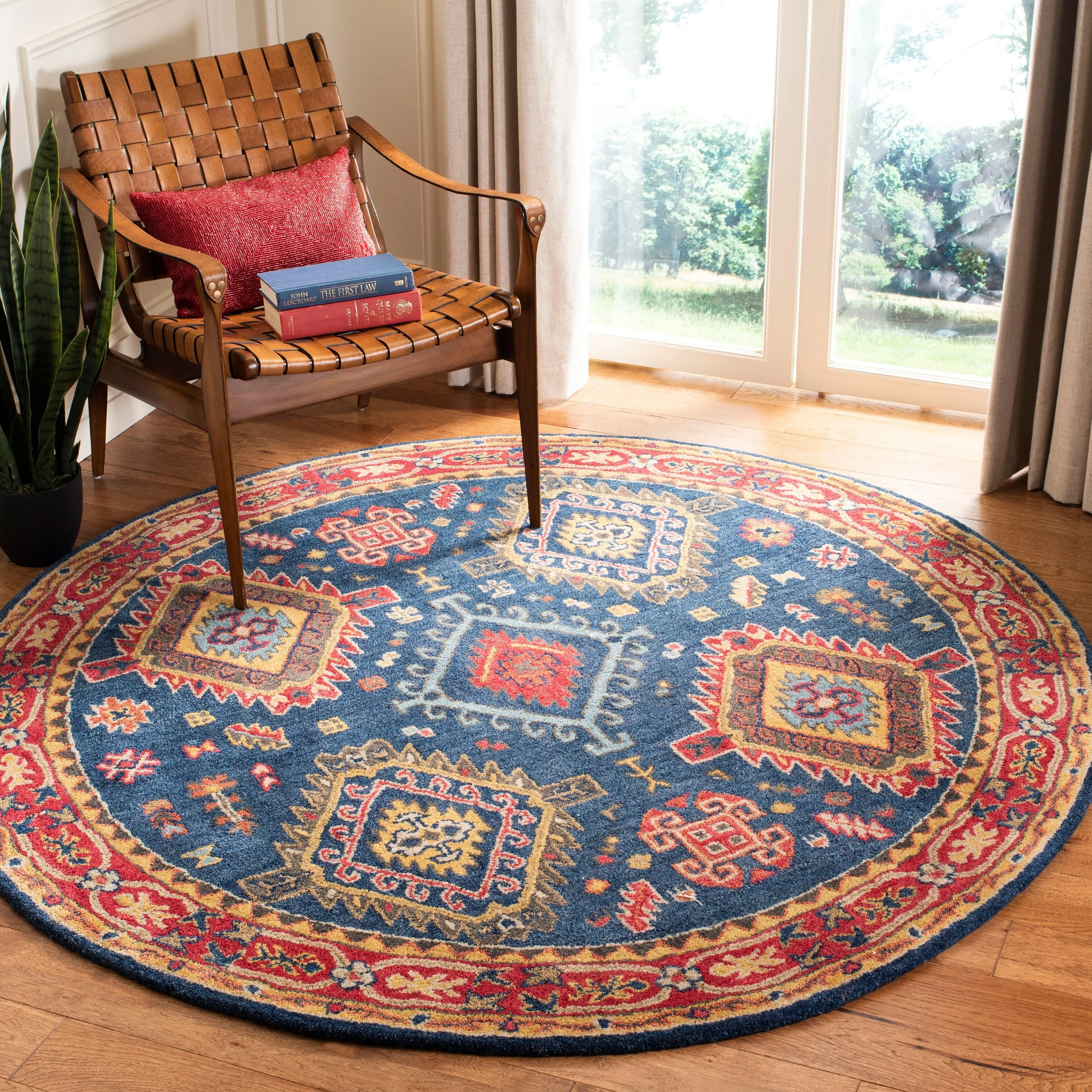 SAFAVIEH Handmade Heritage Charleston Traditional Oriental Wool Rug
