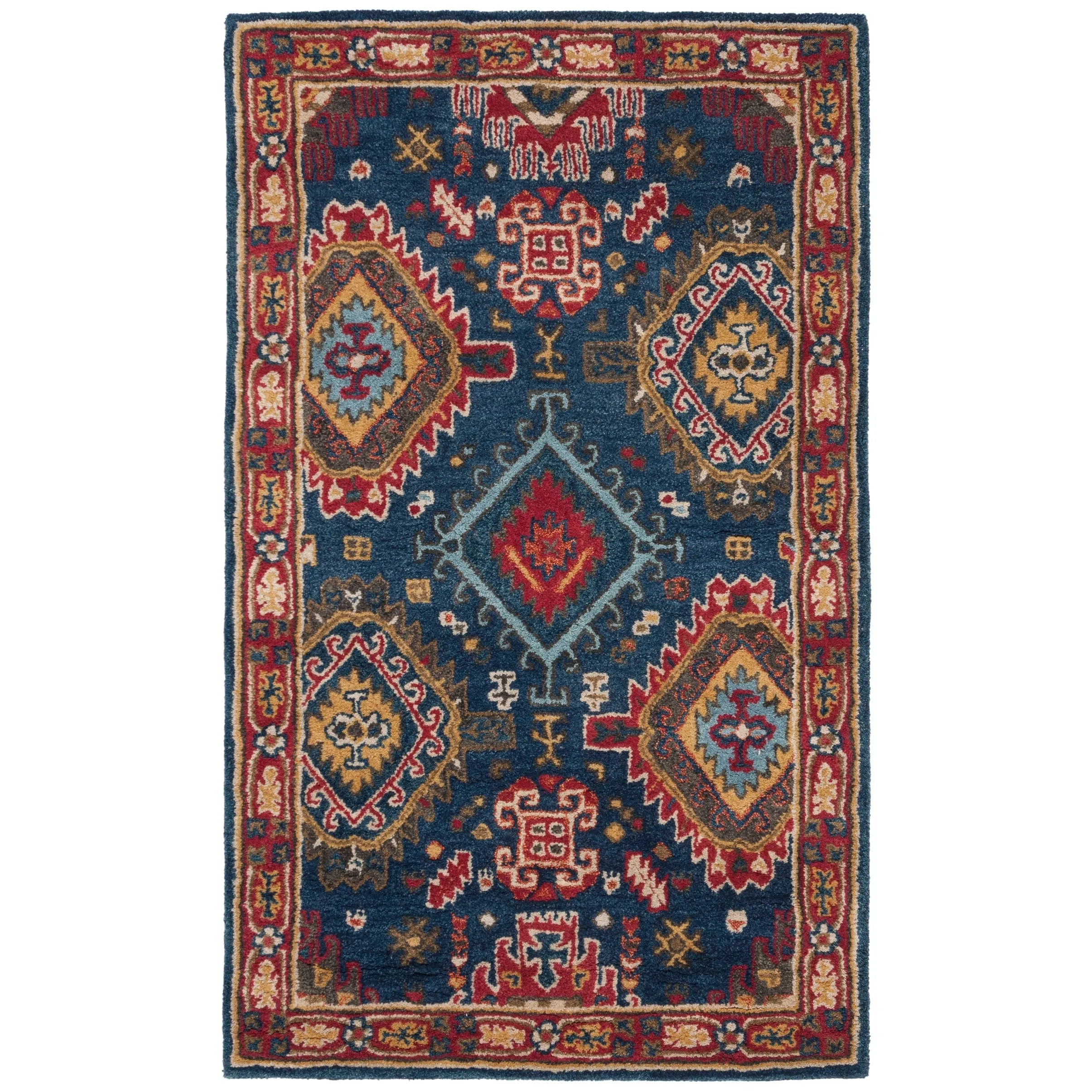SAFAVIEH Handmade Heritage Charleston Traditional Oriental Wool Rug