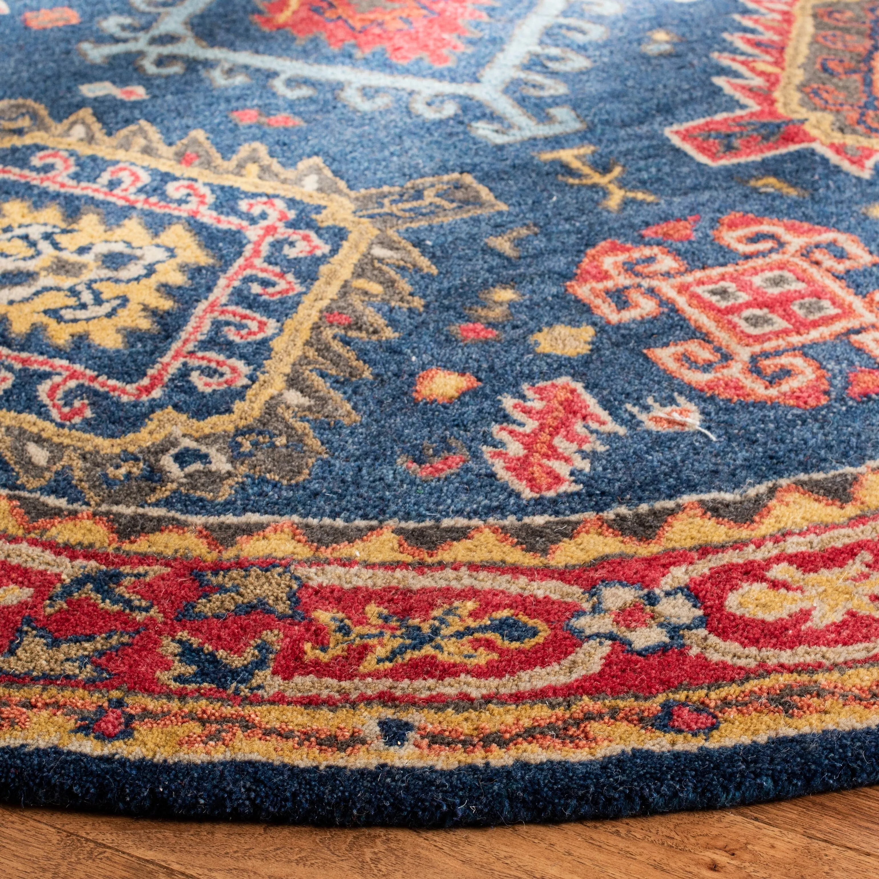 SAFAVIEH Handmade Heritage Charleston Traditional Oriental Wool Rug
