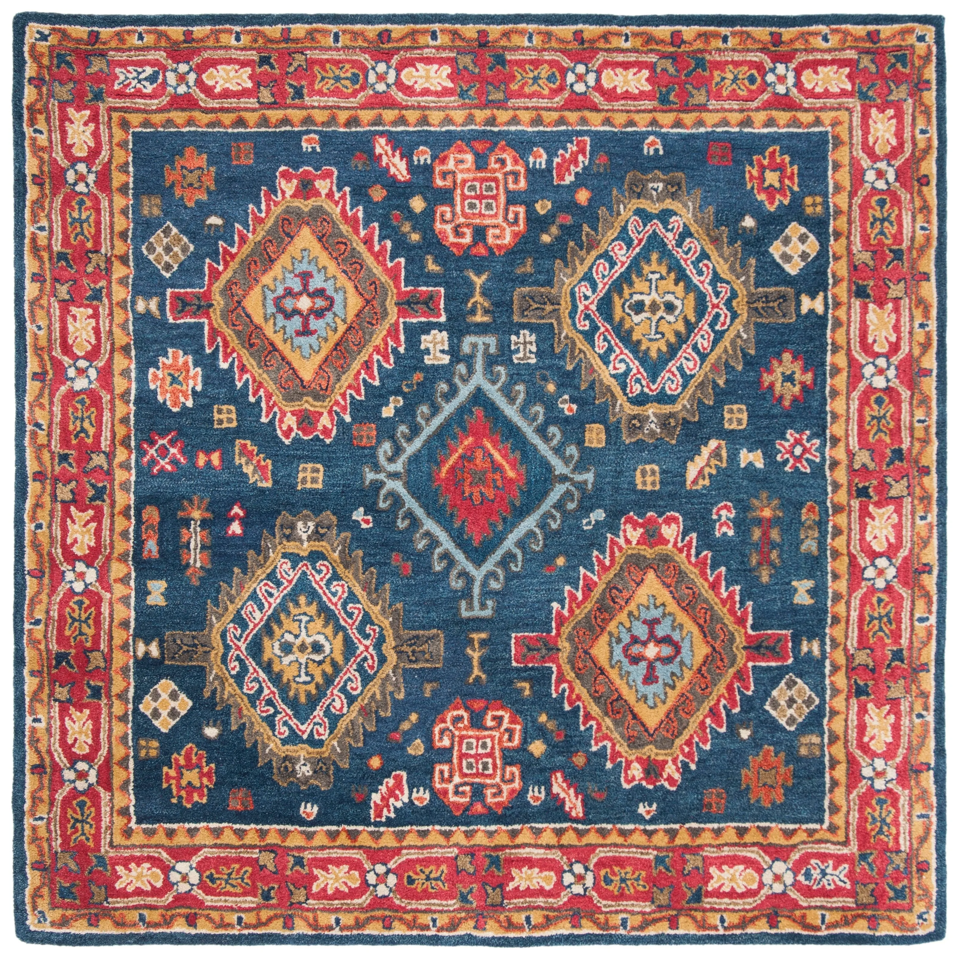 SAFAVIEH Handmade Heritage Charleston Traditional Oriental Wool Rug