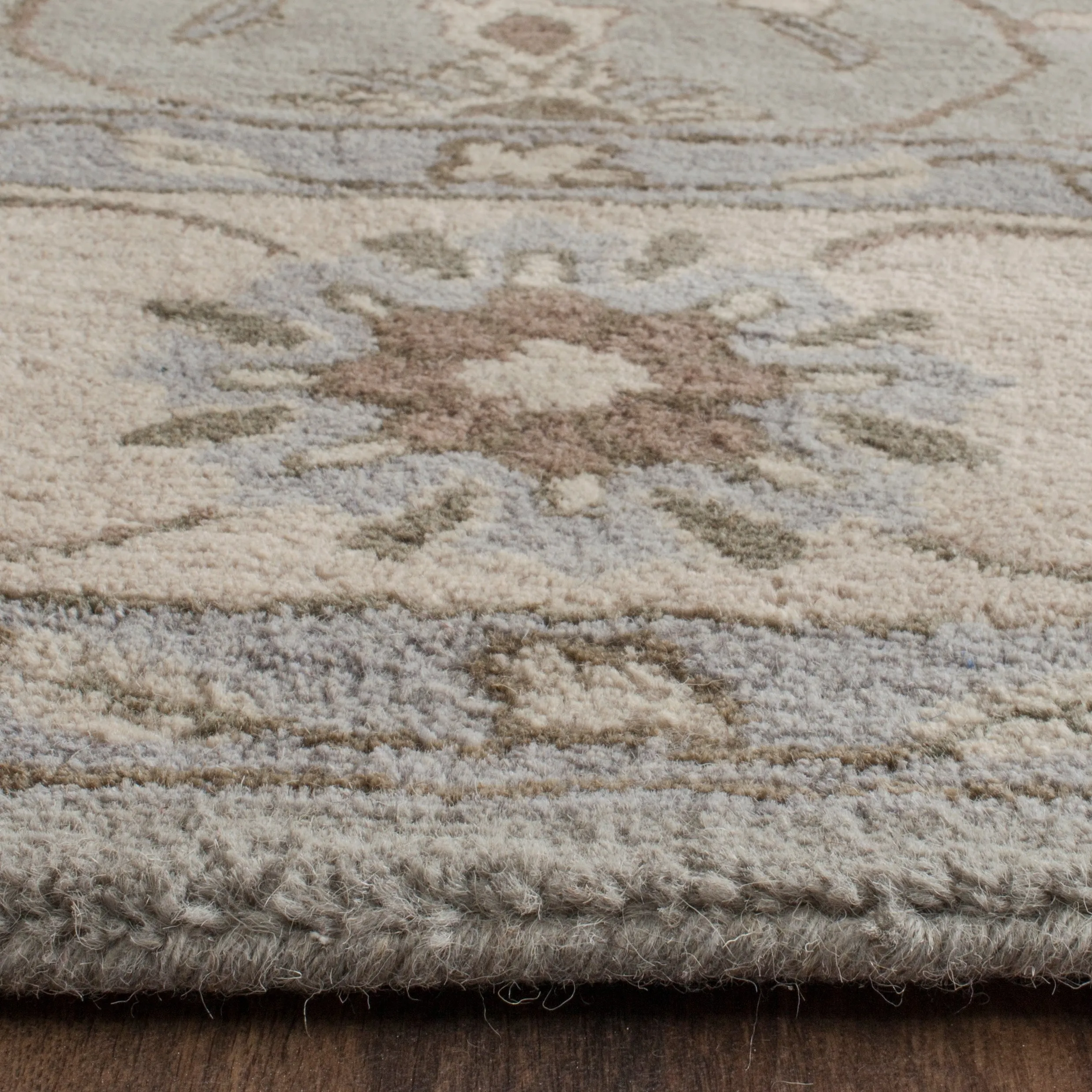 SAFAVIEH Handmade Heritage Scrollwork Traditional Oriental Wool Rug
