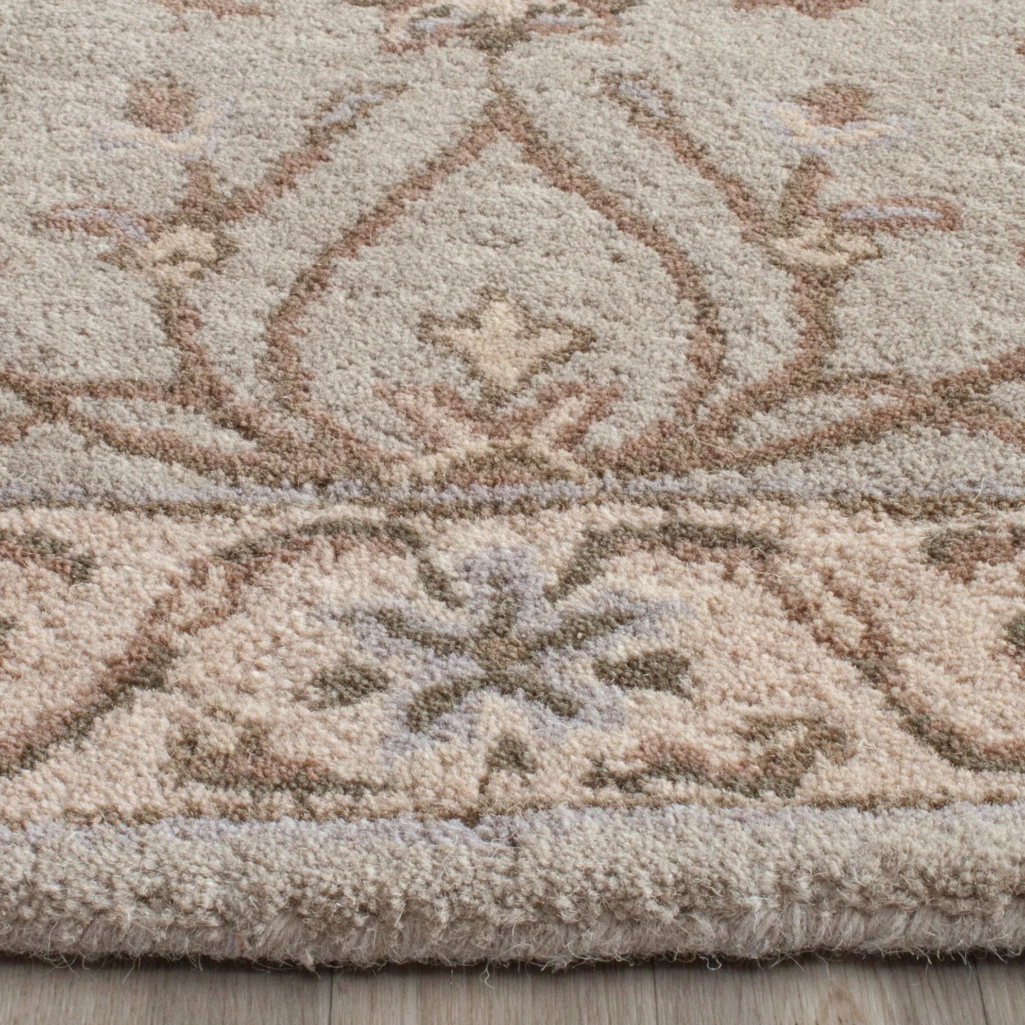 SAFAVIEH Handmade Heritage Scrollwork Traditional Oriental Wool Rug