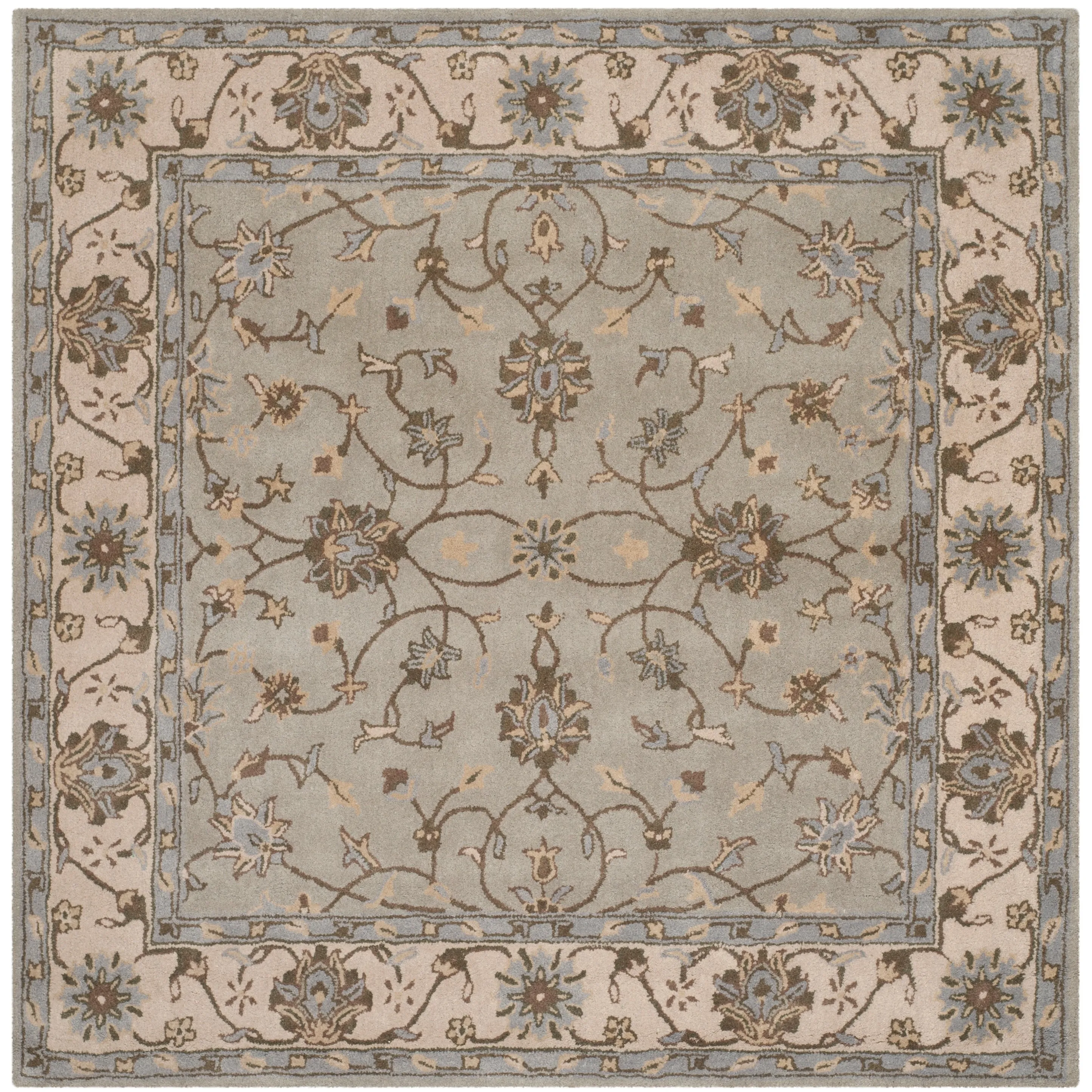 SAFAVIEH Handmade Heritage Scrollwork Traditional Oriental Wool Rug