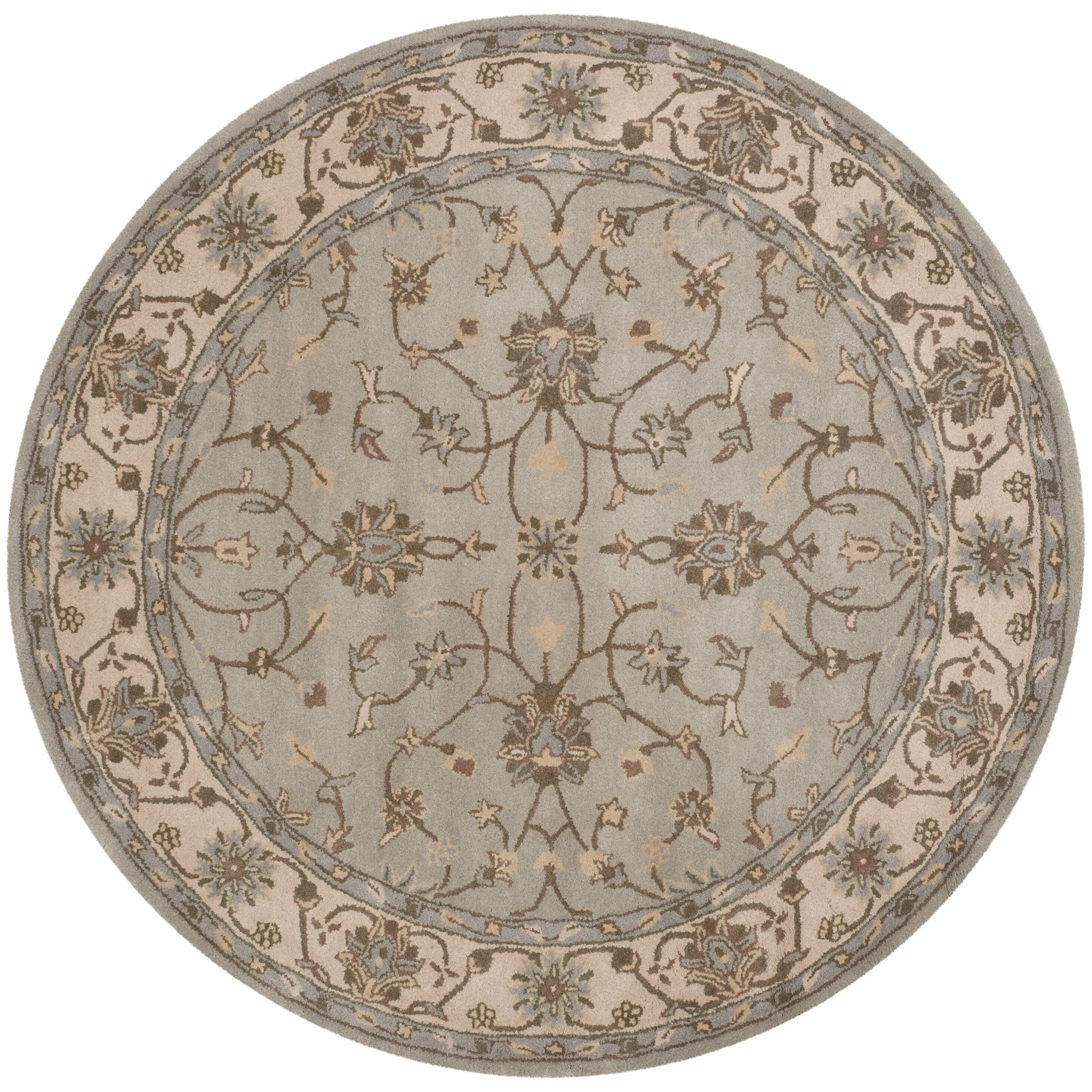 SAFAVIEH Handmade Heritage Scrollwork Traditional Oriental Wool Rug
