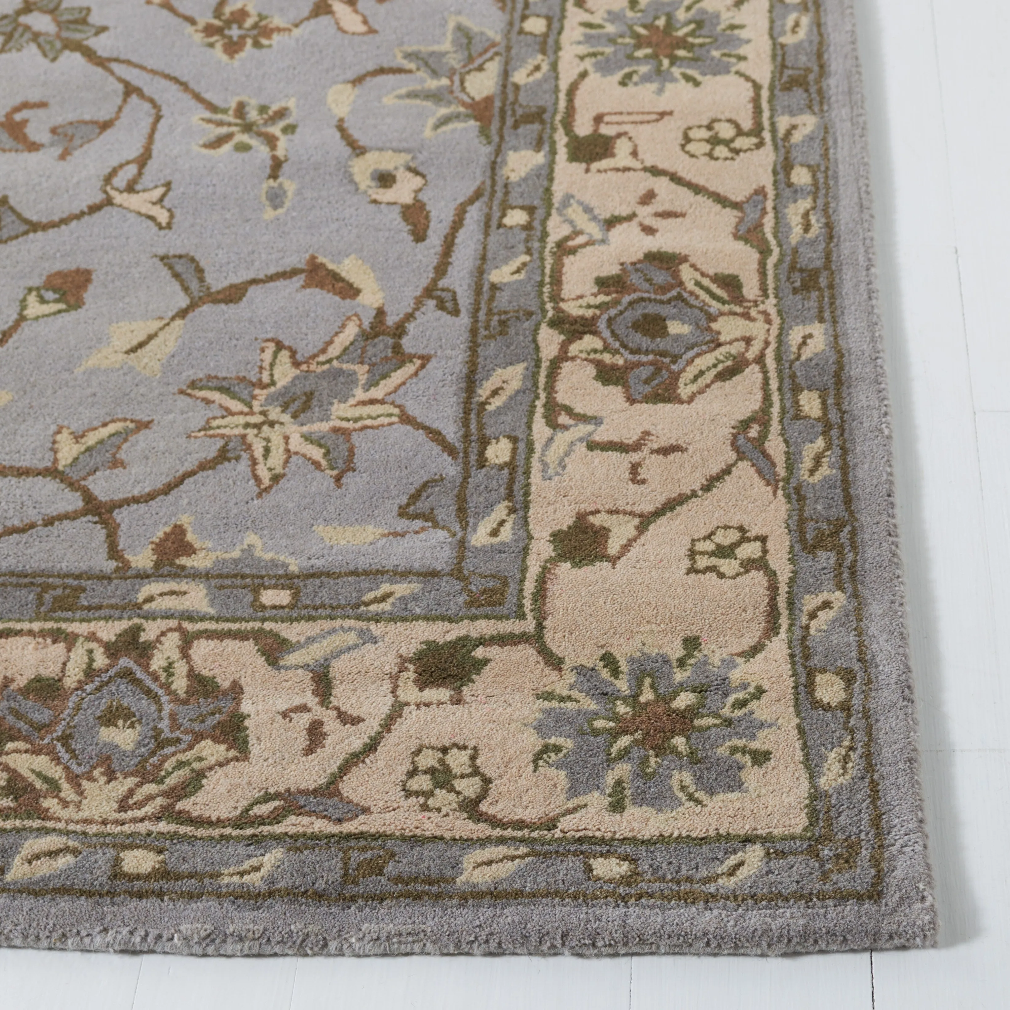 SAFAVIEH Handmade Heritage Scrollwork Traditional Oriental Wool Rug