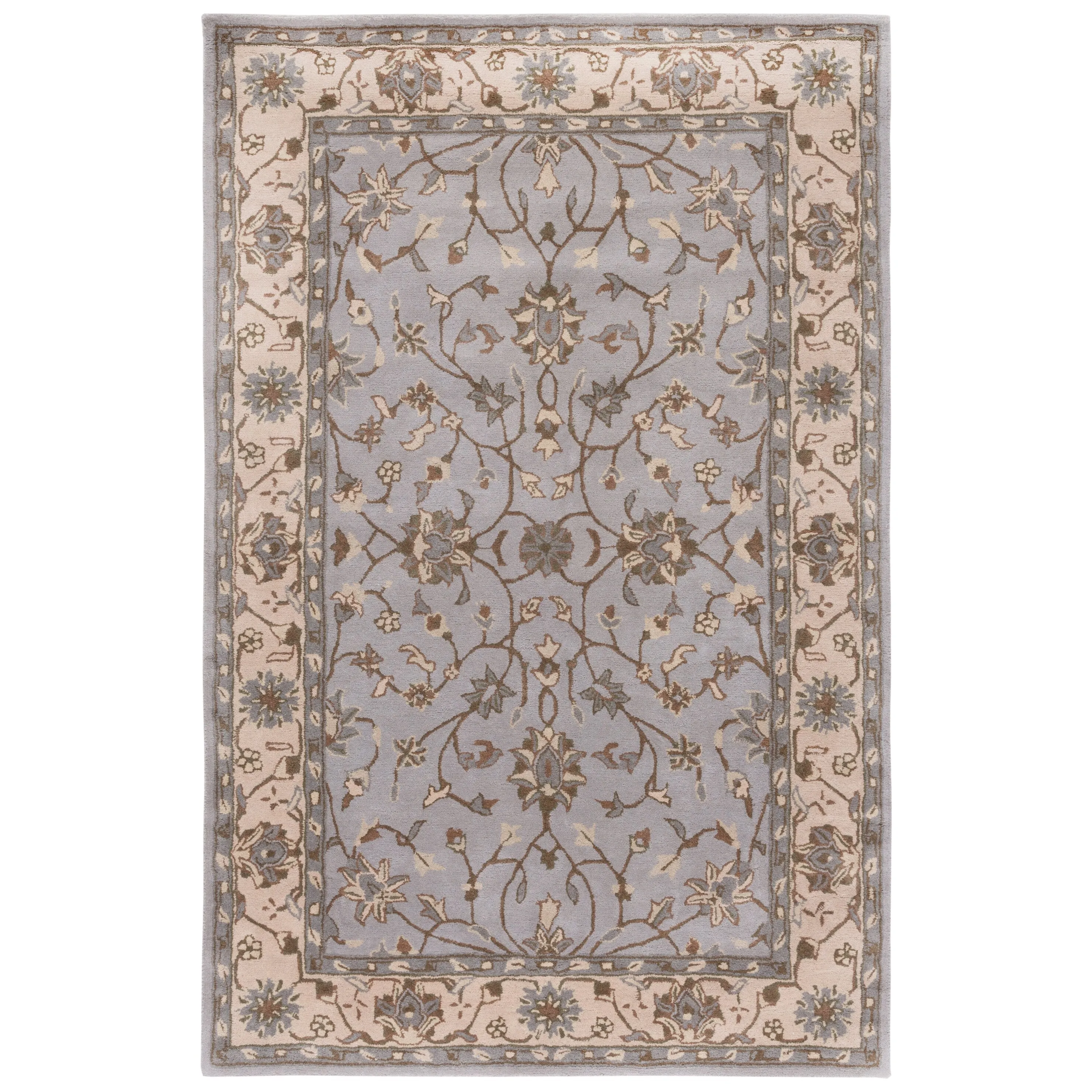 SAFAVIEH Handmade Heritage Scrollwork Traditional Oriental Wool Rug