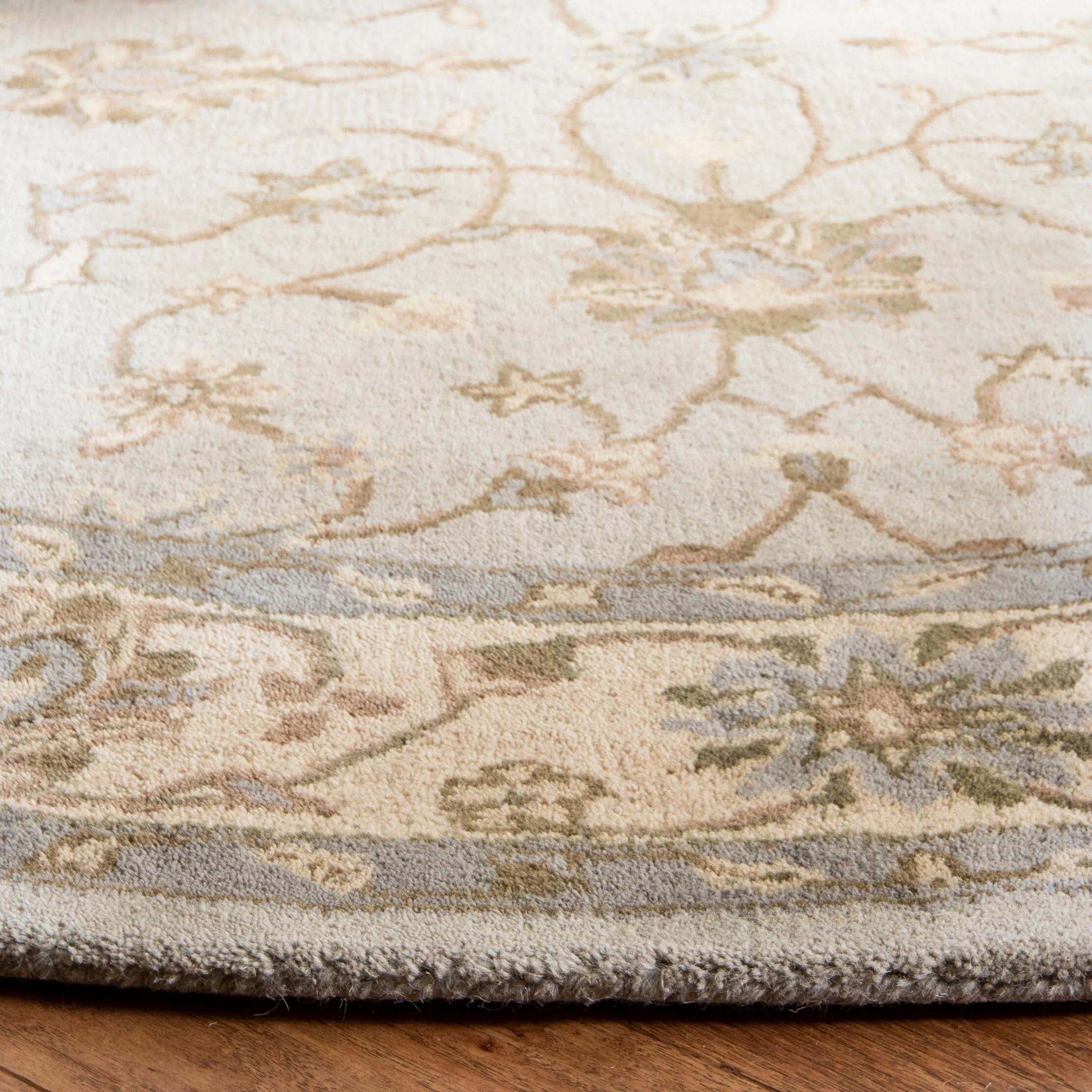 SAFAVIEH Handmade Heritage Scrollwork Traditional Oriental Wool Rug
