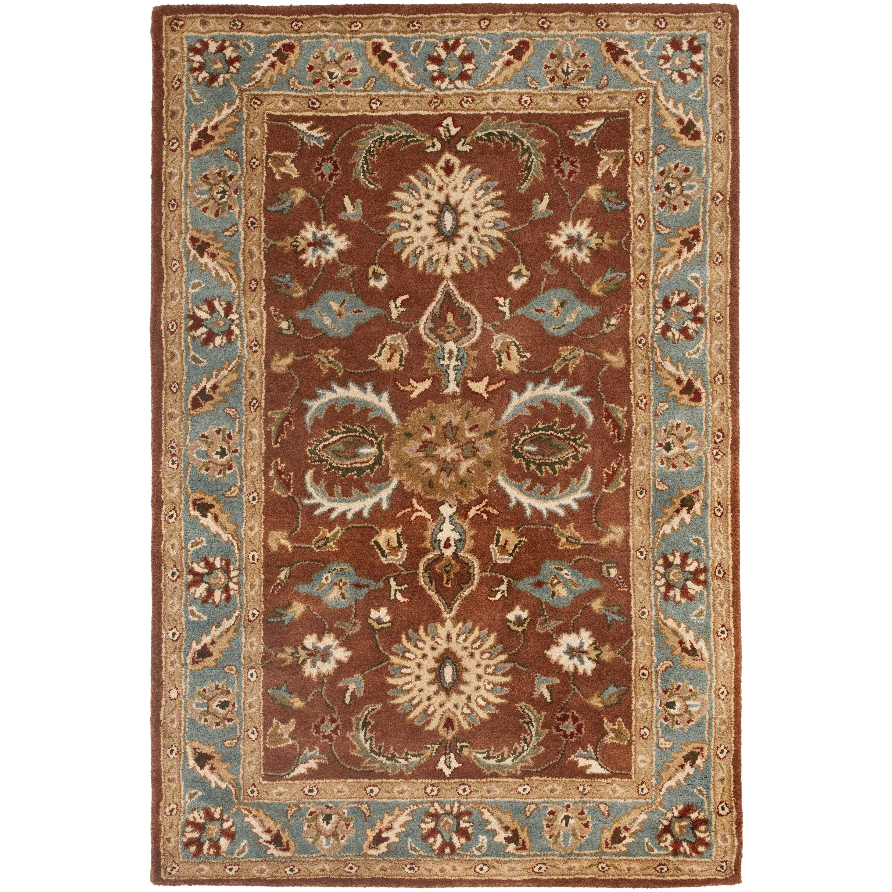 SAFAVIEH Handmade Heritage Topiary Signet Traditional Oriental Wool Rug