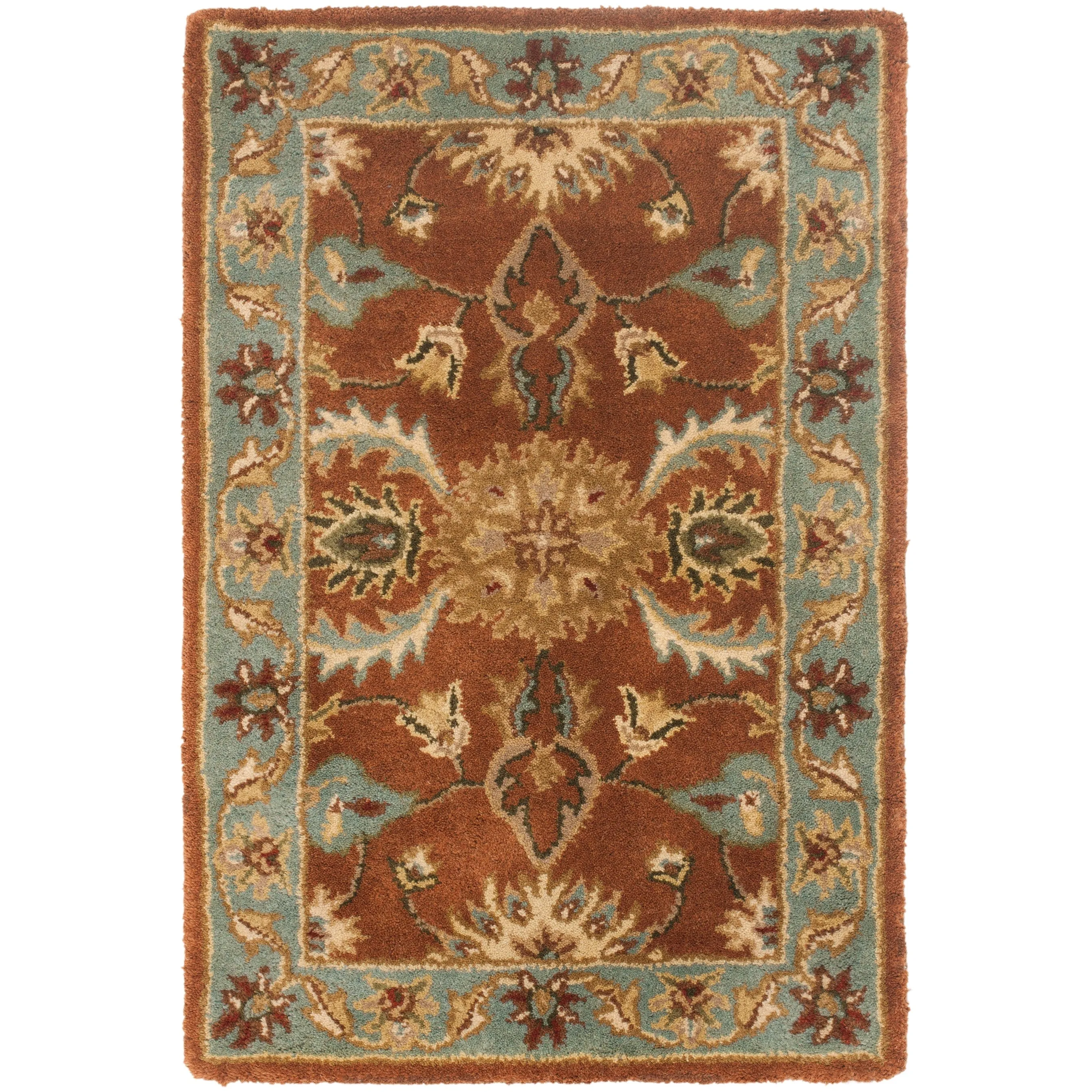 SAFAVIEH Handmade Heritage Topiary Signet Traditional Oriental Wool Rug