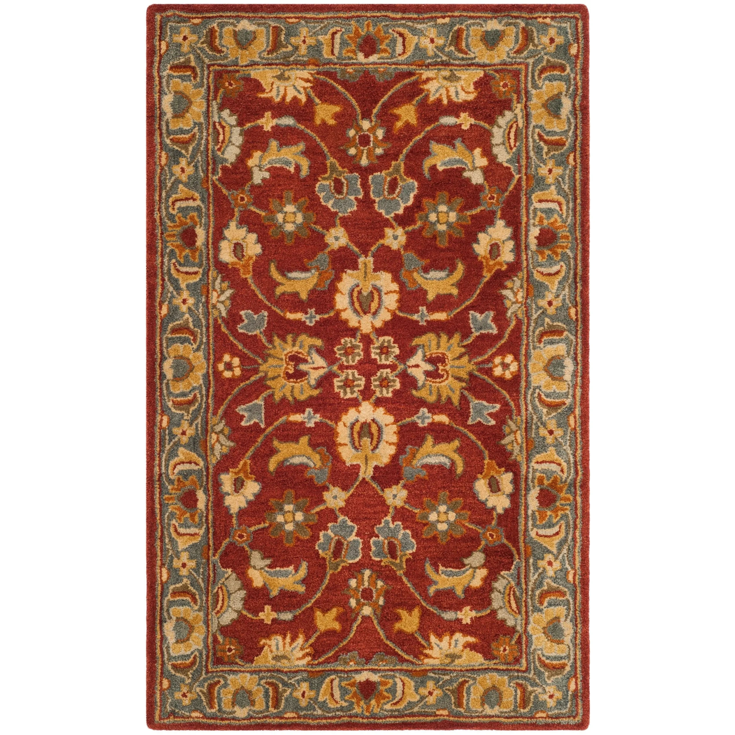 SAFAVIEH Handmade Heritage Tzippi Traditional Oriental Wool Rug