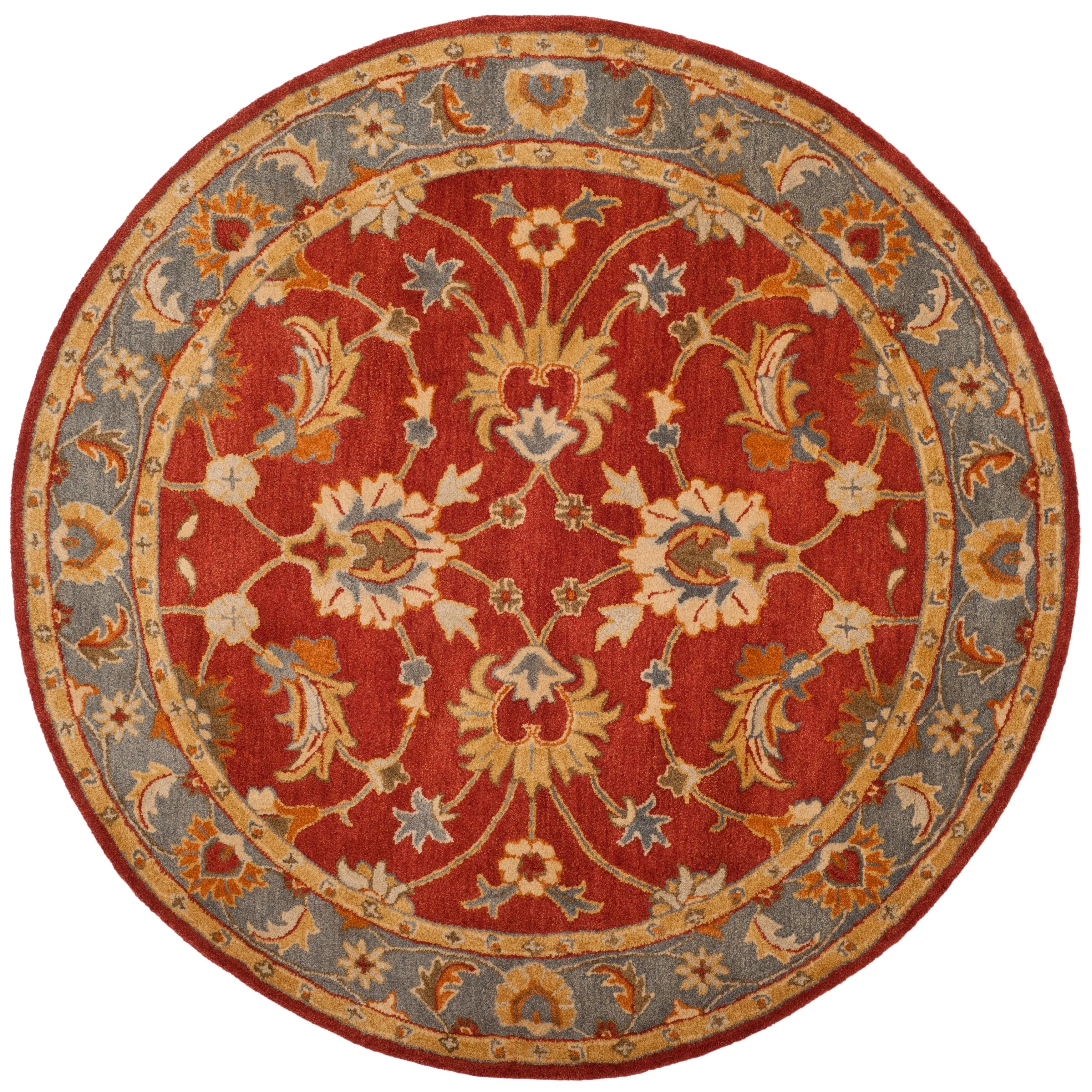SAFAVIEH Handmade Heritage Tzippi Traditional Oriental Wool Rug